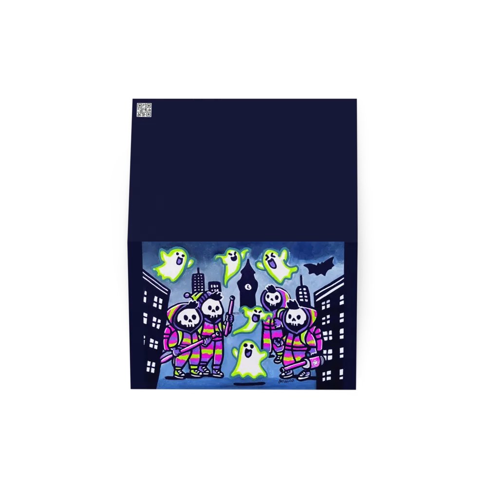 Ghostly Pursuit Greeting Card product image (2)