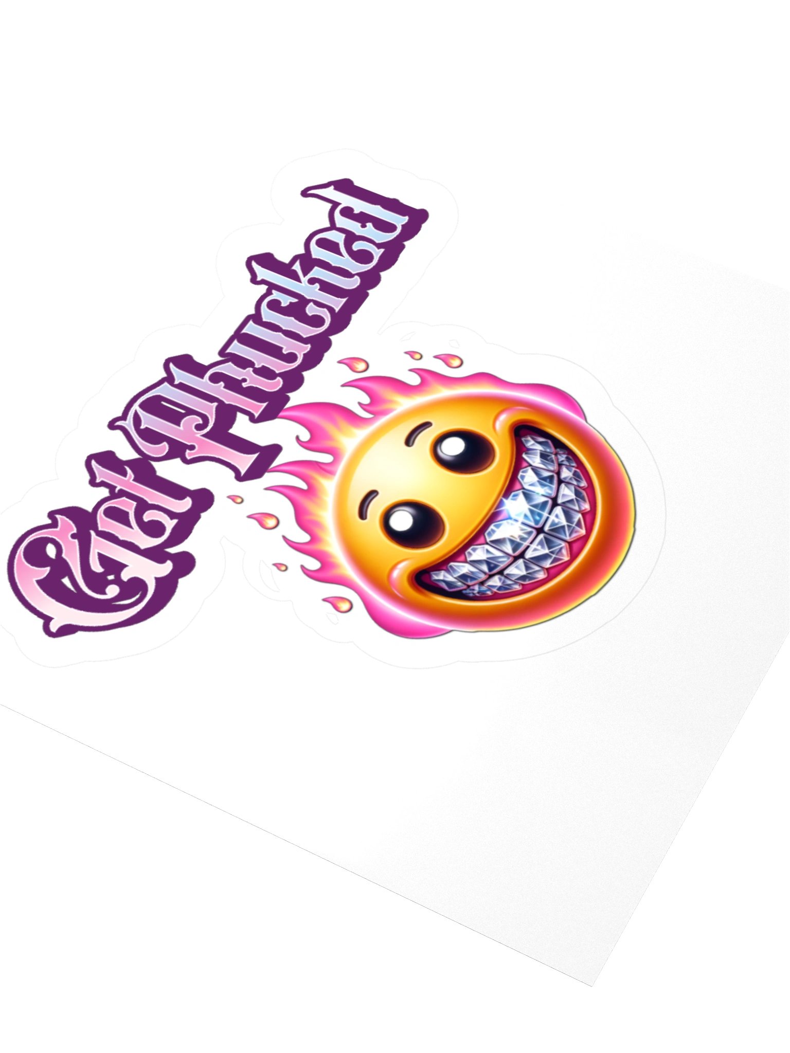 Get Phucked Kiss Cut Stickers product image (7)