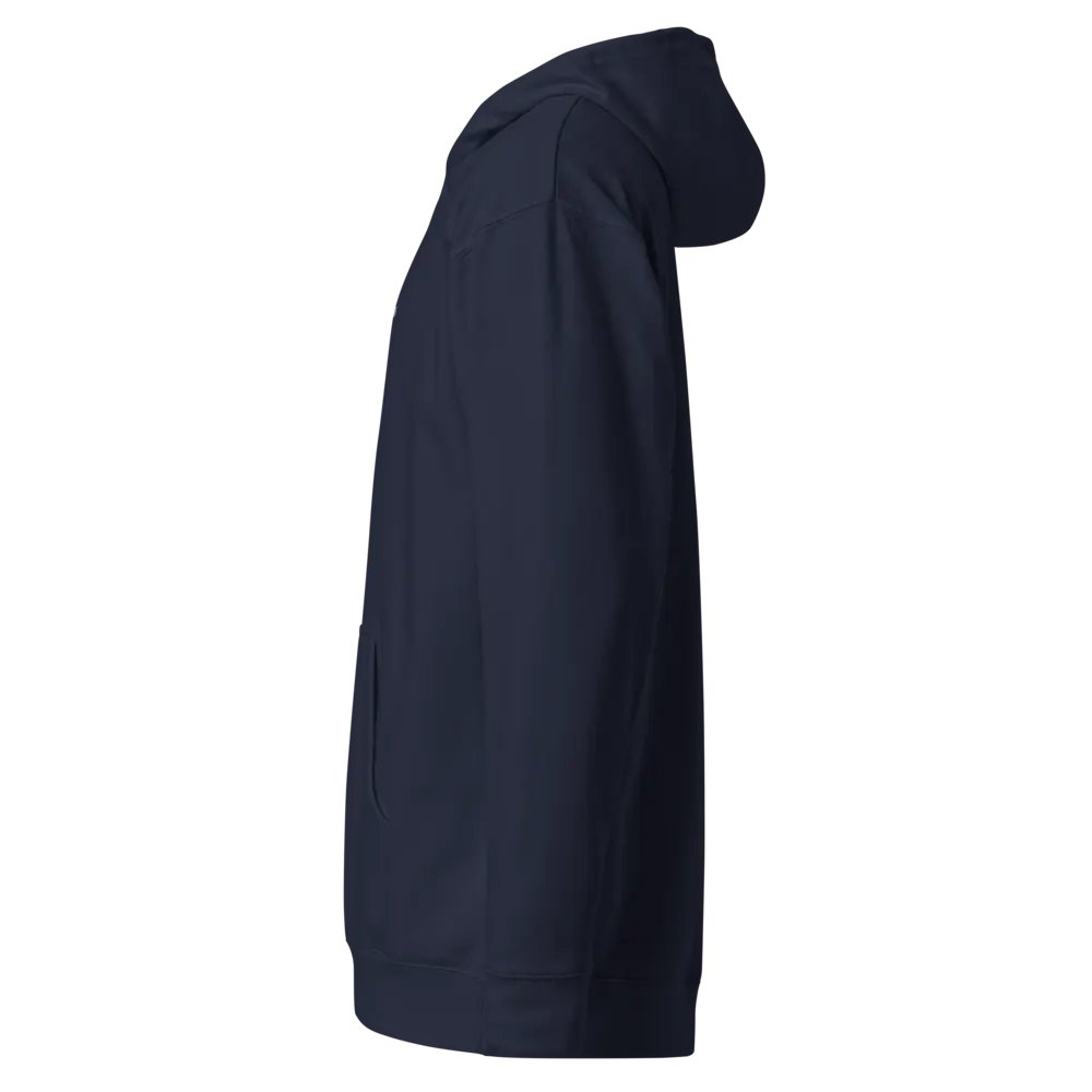 Tsuki Embroidered Hoodie - Navy product image (3)