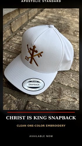 FAITH HANDED DOWN. WORN BOLDLY.
NOW IT HAS COME DOWN TO US.
WE CARRY THE STANDARD.
AVAILABLE NOW
www.theapostolicstandard.com