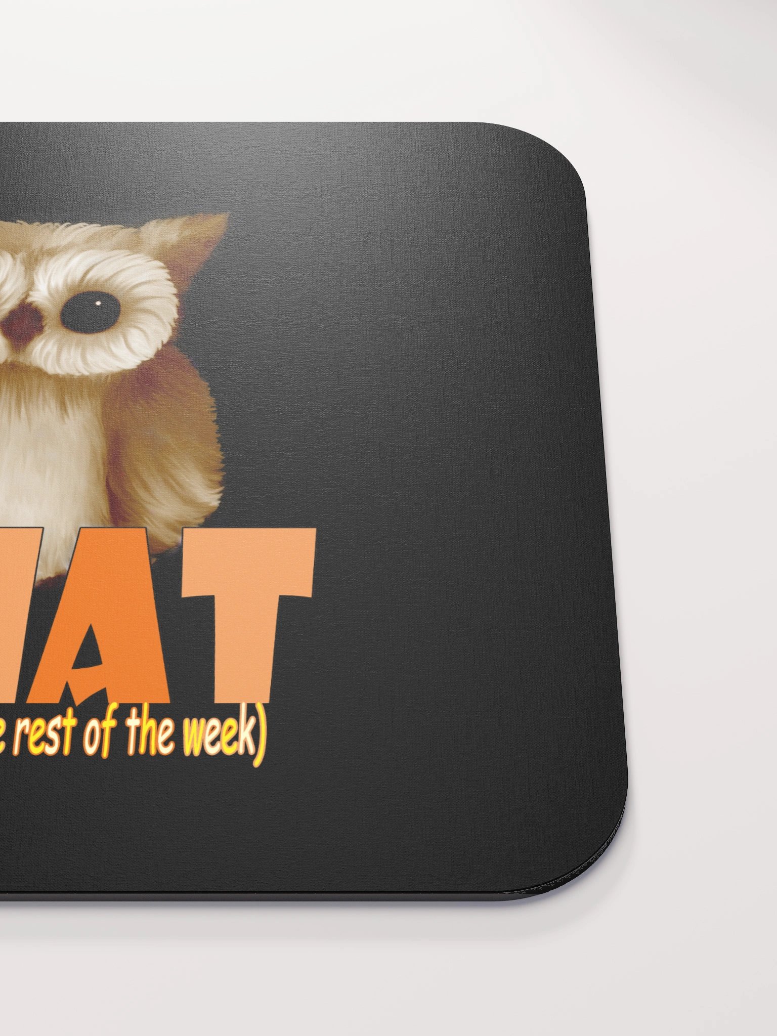 Owl "WHAT" Classic Mouse Pad product image (5)