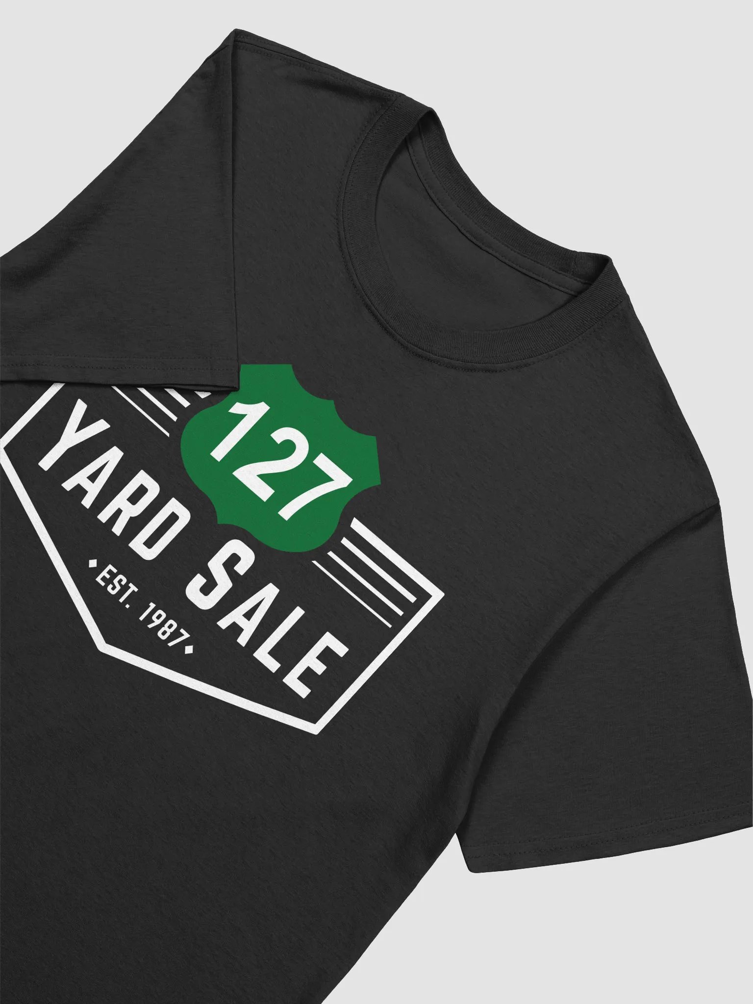 127 Yard Sale (2025) Vintage - Gildan Unisex Softstyle T-Shirt - Black product image (3)