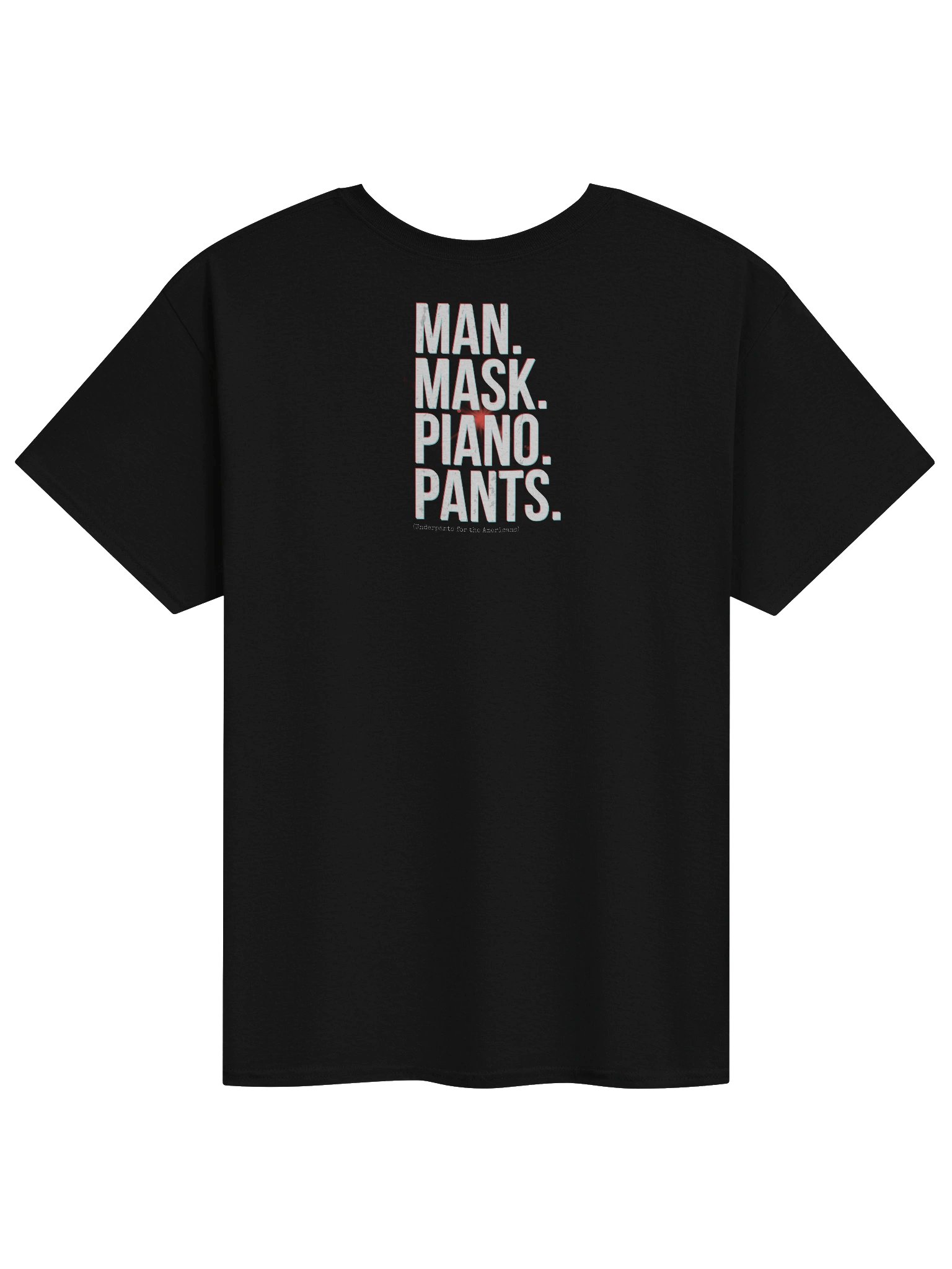 *BRAND NEW* Man. Mask. Piano. Pants. T-shirt (version 4) product image (2)