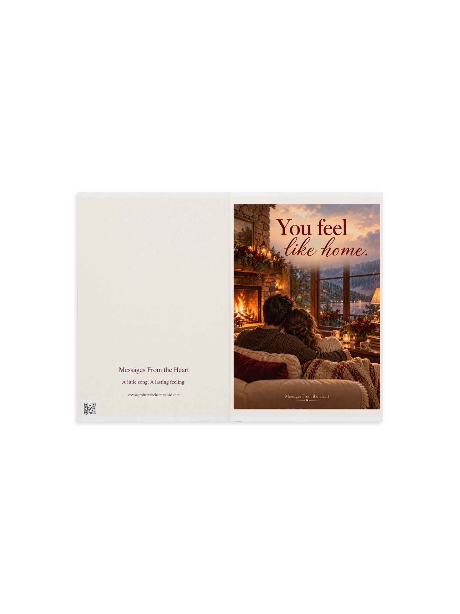 You Feel Like Home — Physical QR Greeting Card product image (3)