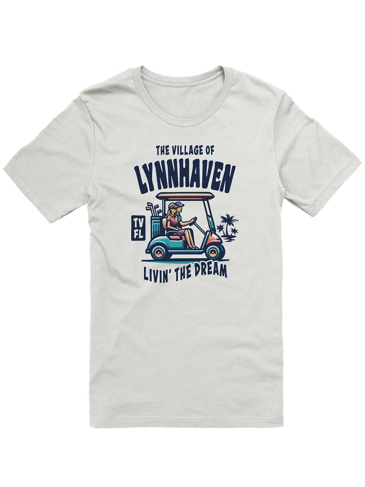 The Village of Lynnhaven TV FL Golf Cart Design T-Shirt product image (4)