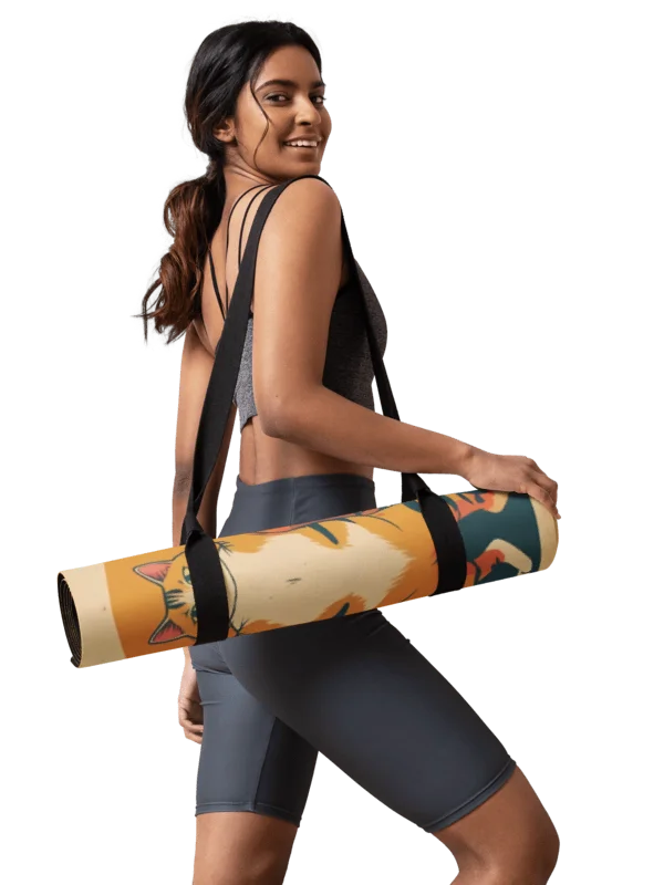 Retro Cats Yoga Mat product image (3)