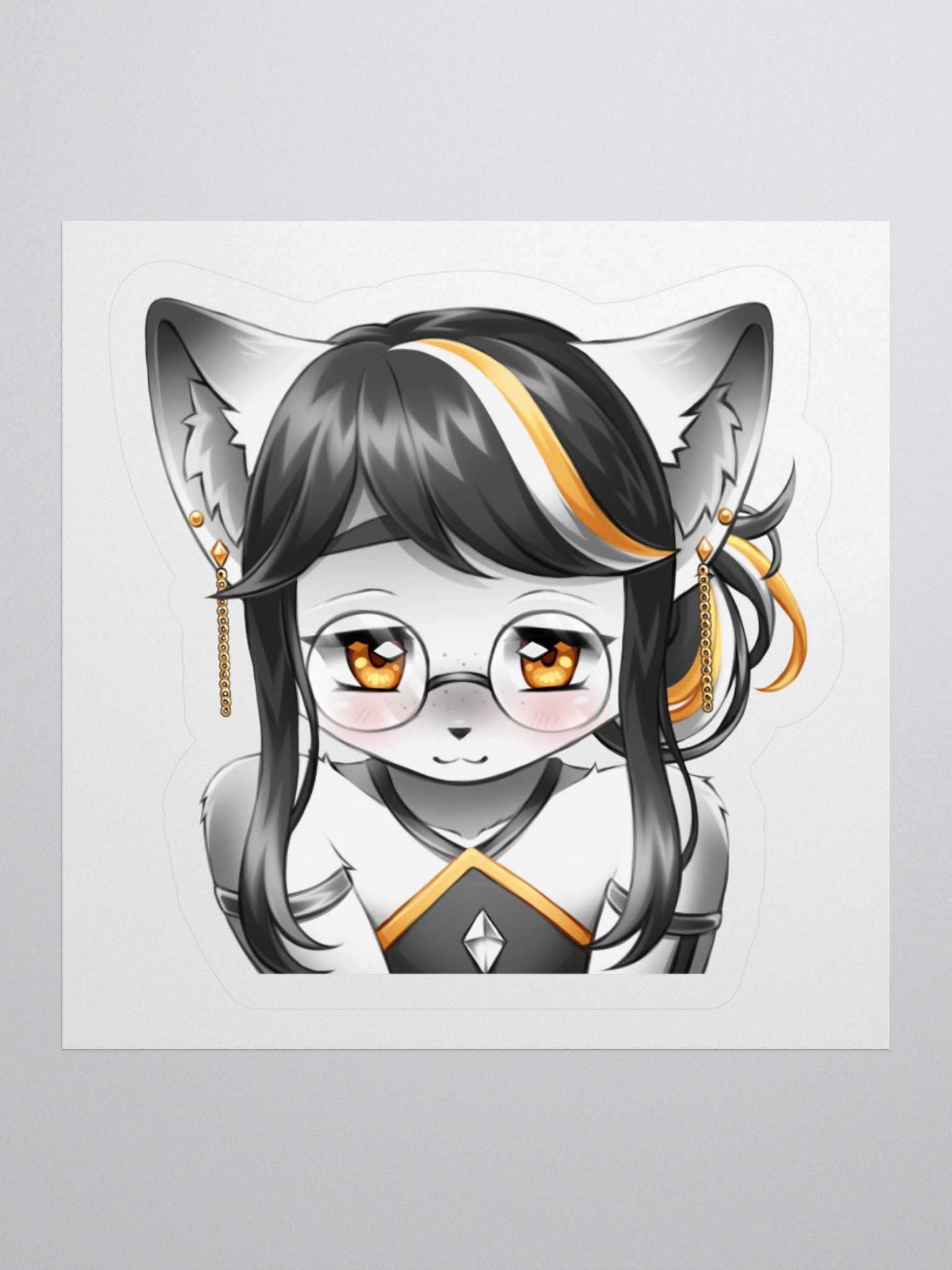 Cute Shiro Sticker product image (1)