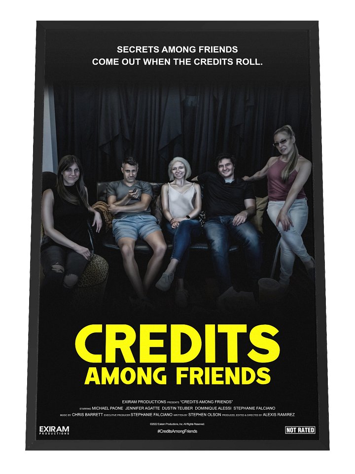 Credits Among Friends - Framed Poster product image (1)