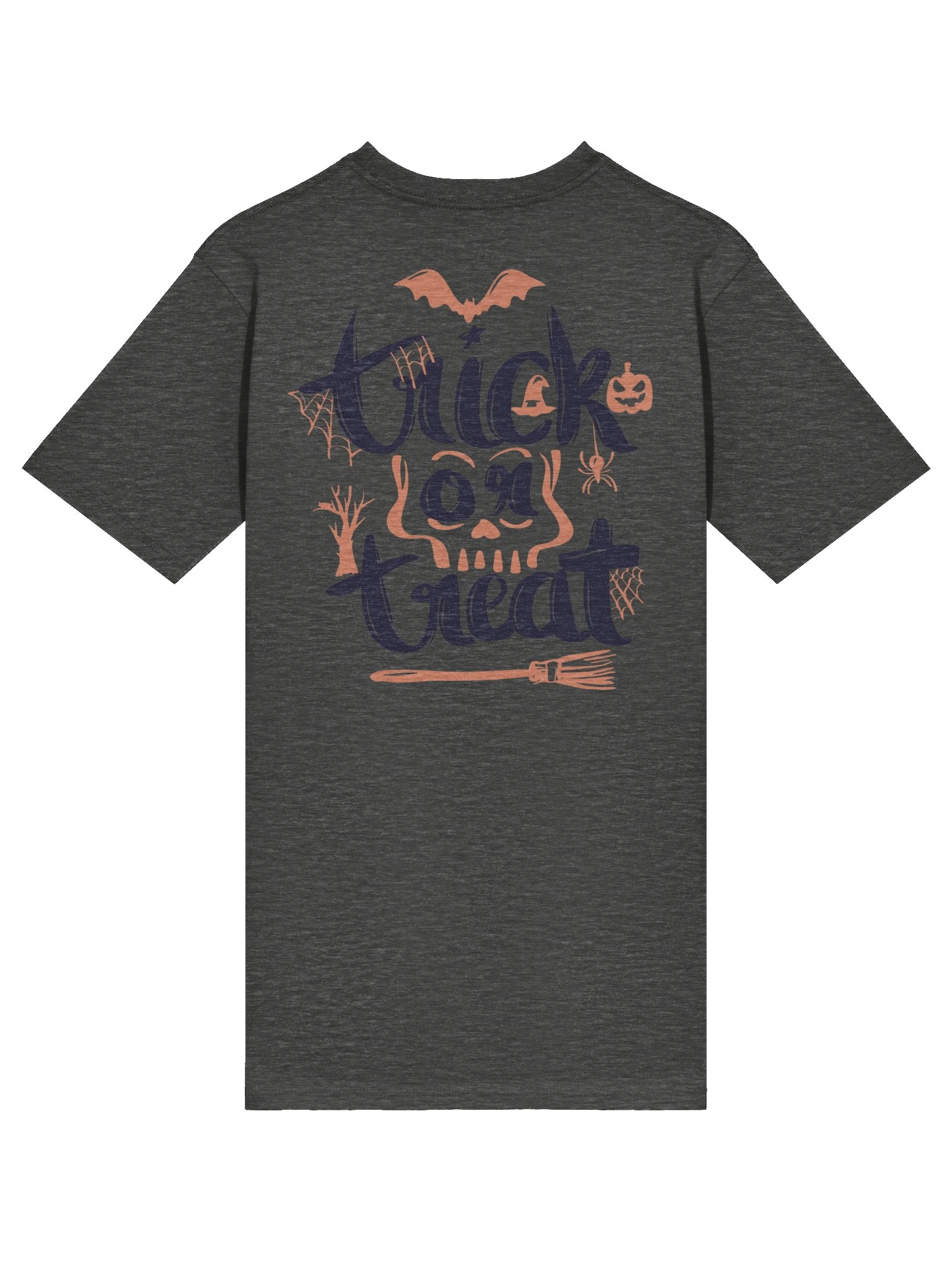 Halloween Trick or Treat Graphic T-Shirt – Unisex Spooky Pumpkin Tee, Soft Cotton, Light Blue product image (14)