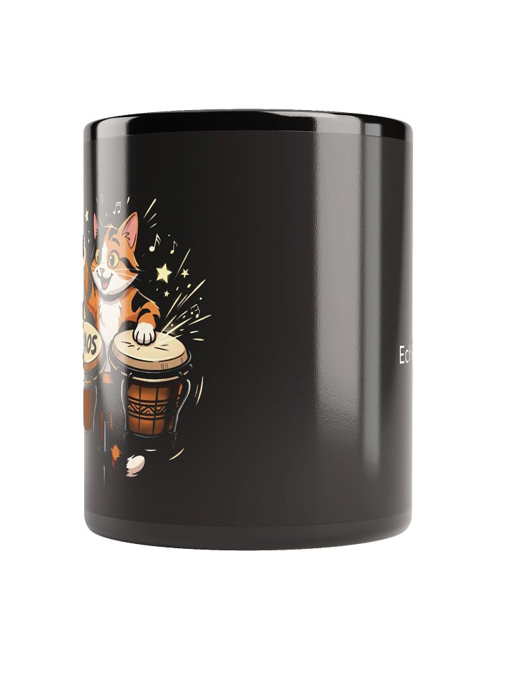 Chaos Bongo Cat Mug - Black product image (4)