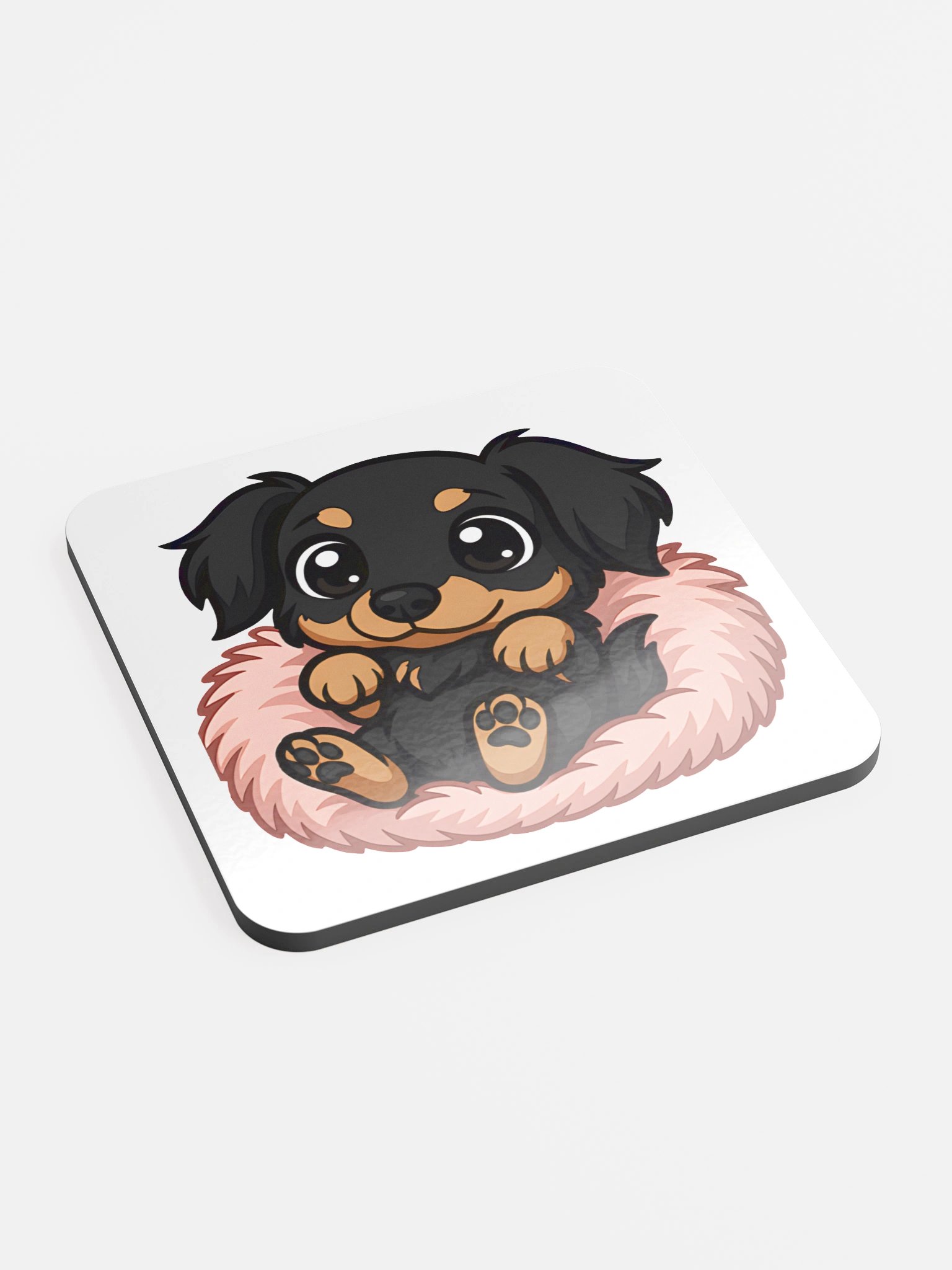 Daisy Glossed Cork Coaster product image (2)