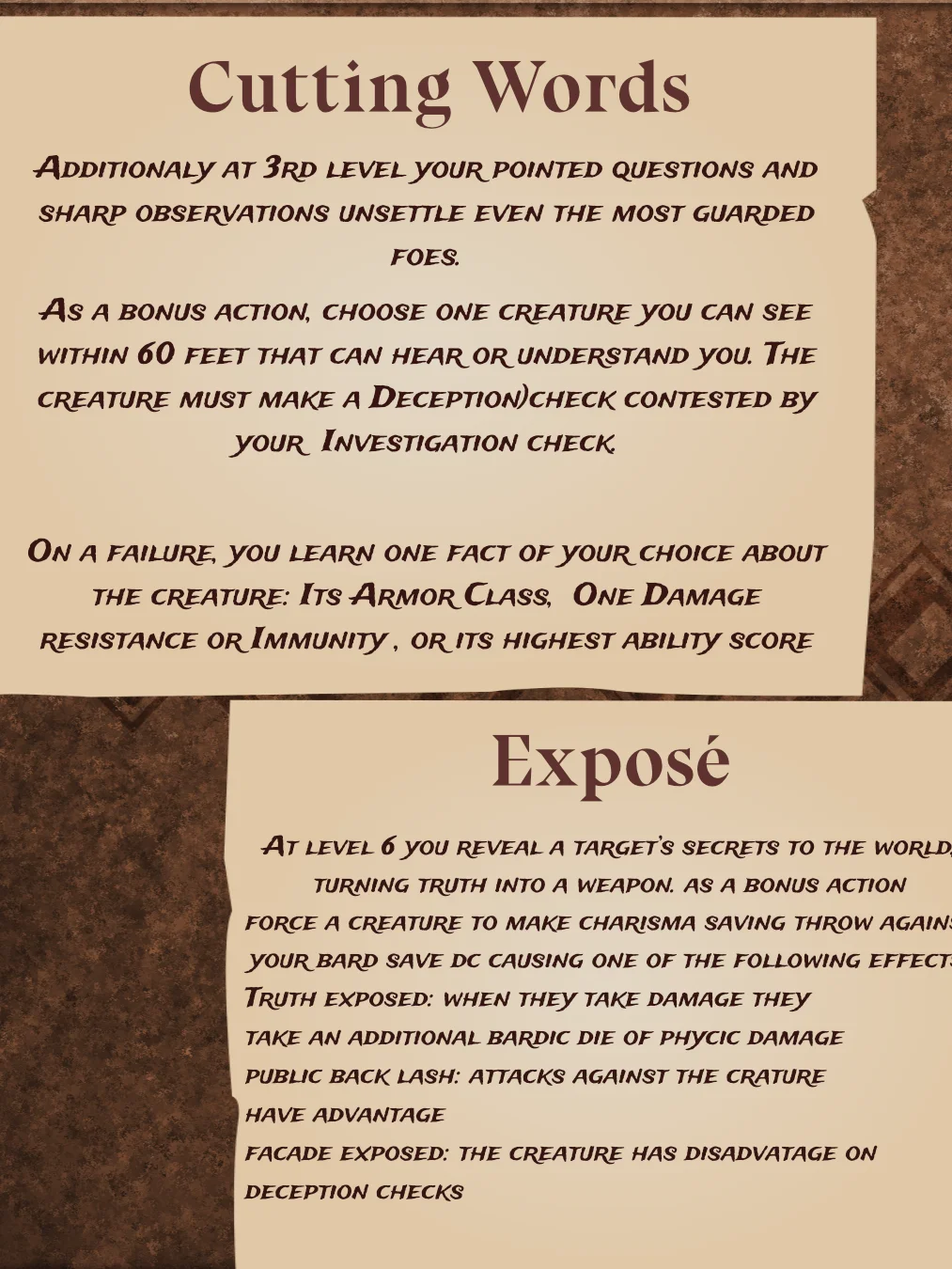 The Chronicler Bard product image (3)