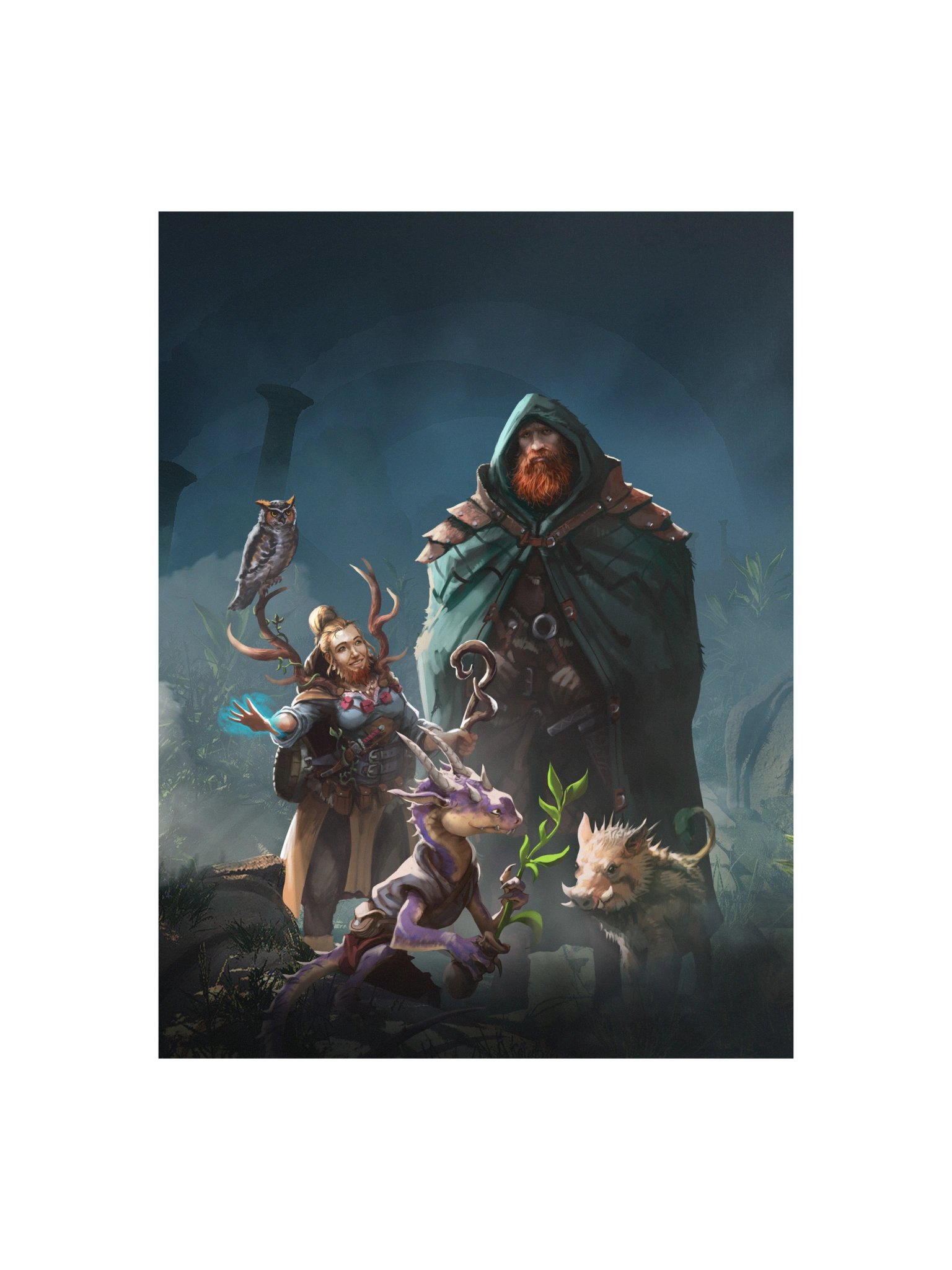 Sword & Thistle Art Print product image (2)
