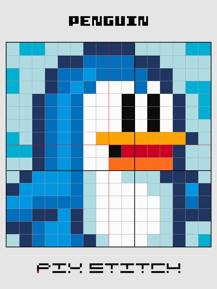 Penguin Pixel Art product image (2)