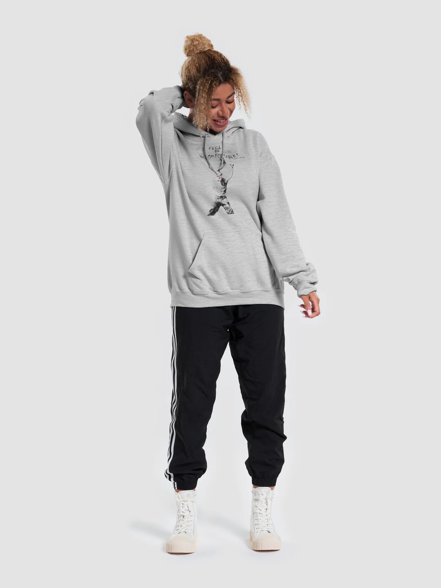 UNCOMFORTABLE! Photo Hoodie product image (5)