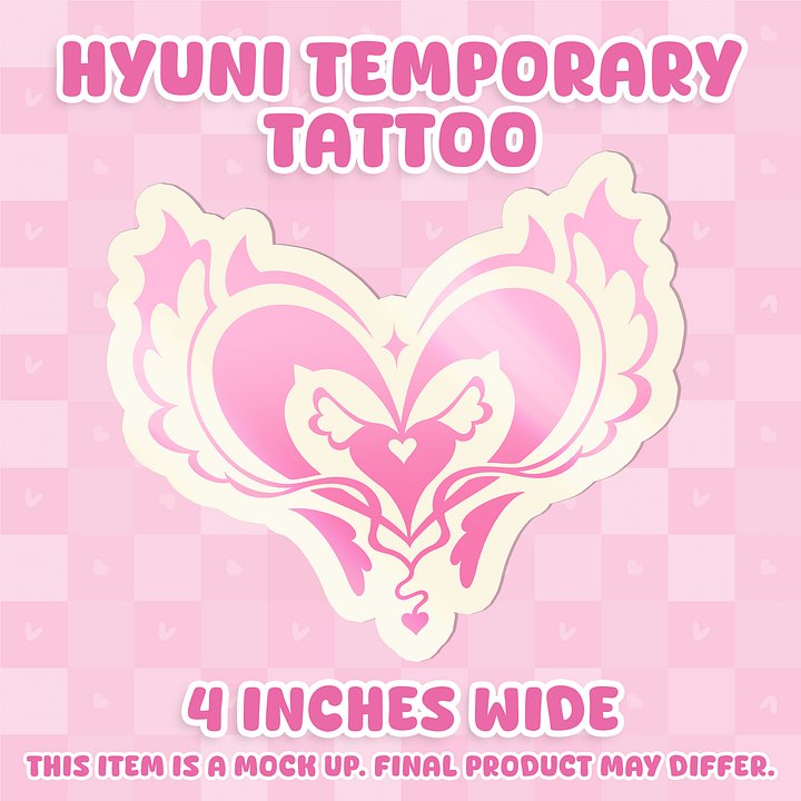 Hyuni Temporary Tattoo [PREORDER] product image (1)