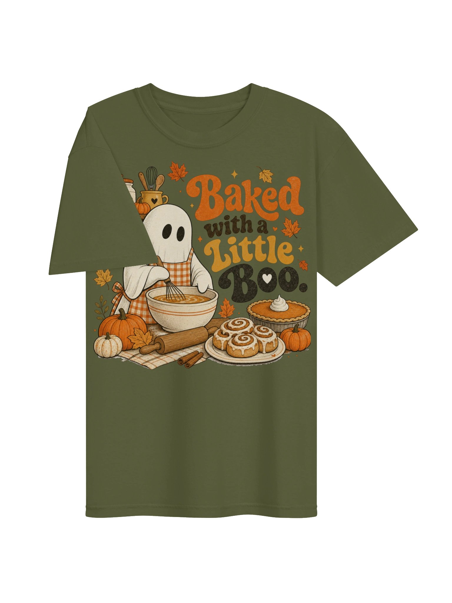 Baked with a Little Boo Fall Baking Tee product image (23)