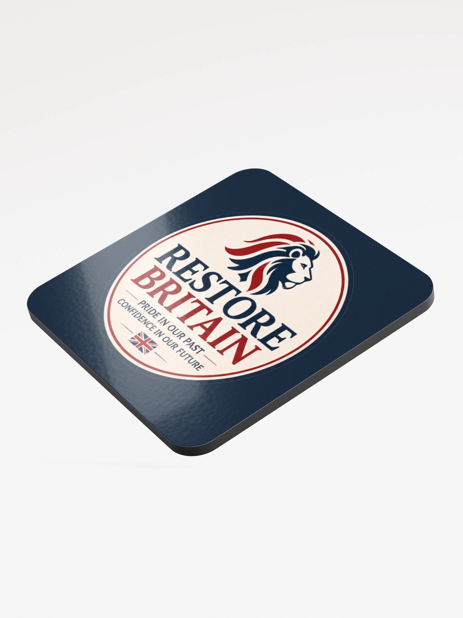 Restore Britain Glossed Cork Coaster product image (3)