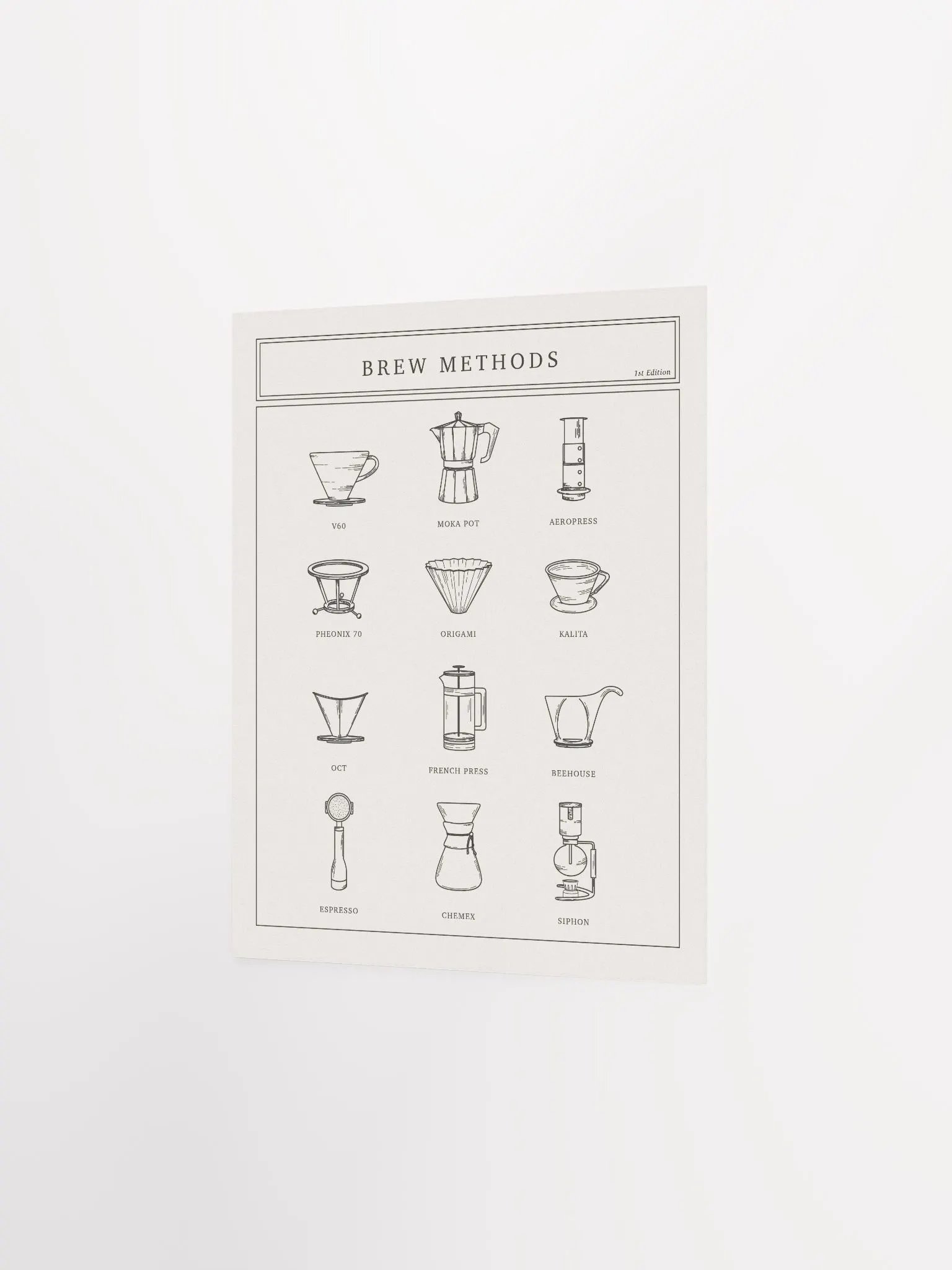 brew methods poster // v.01 [PRINT] product image (2)