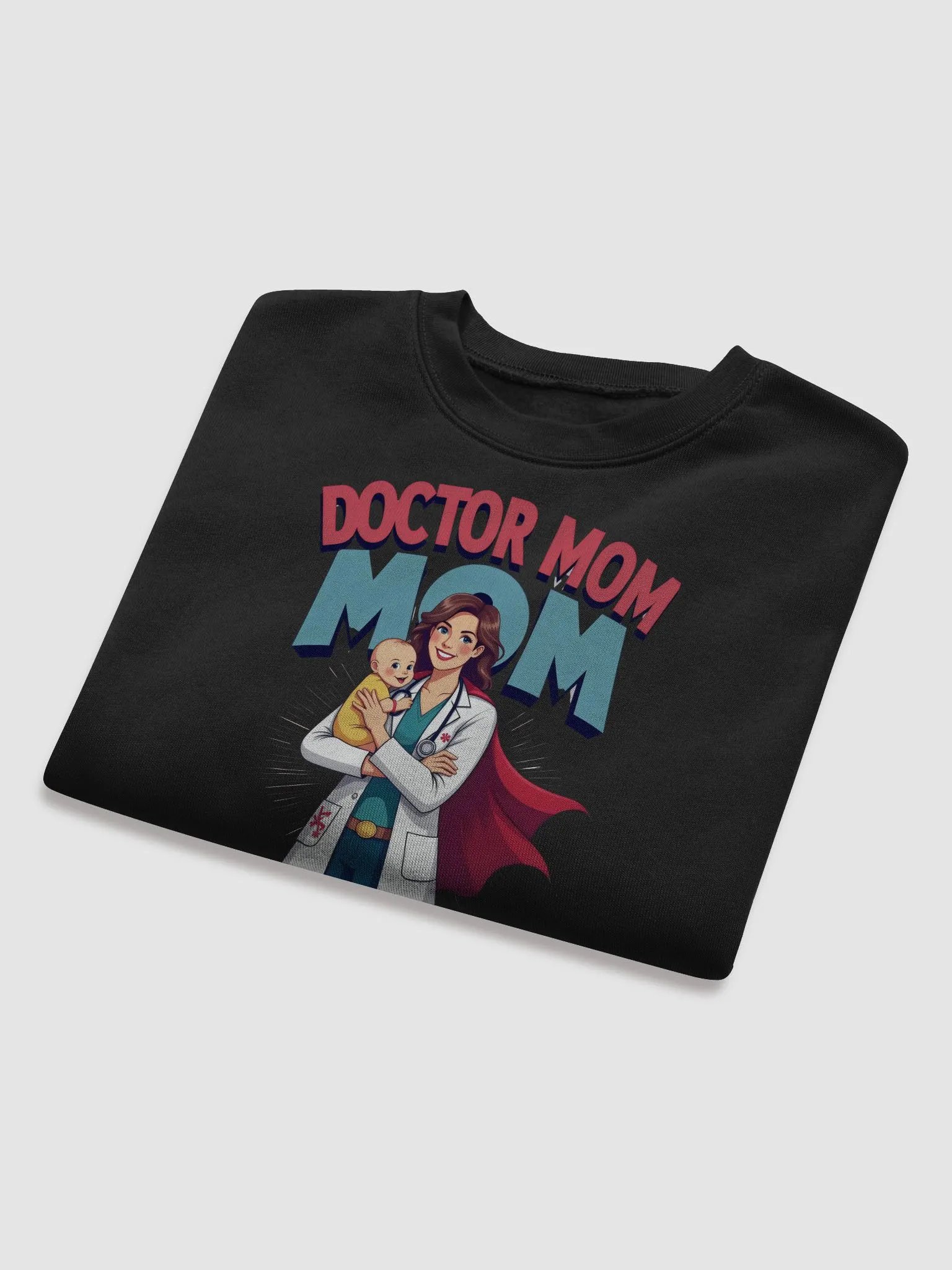 Doctor Mom Fleece Crop Sweatshirt product image (24)