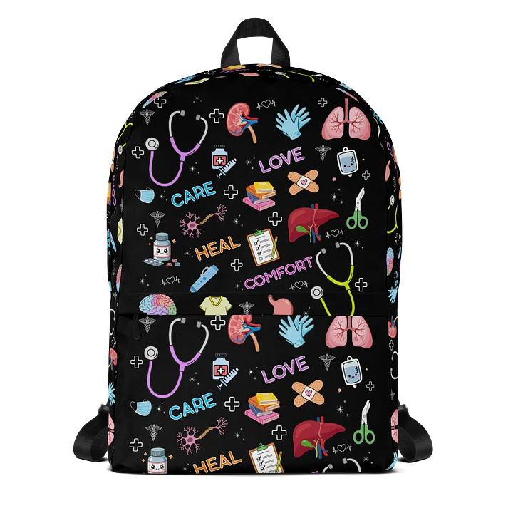 Nursing Student Backpack | Medical-Themed Backpack for Nursing School, Clinicals & Work product image (2)
