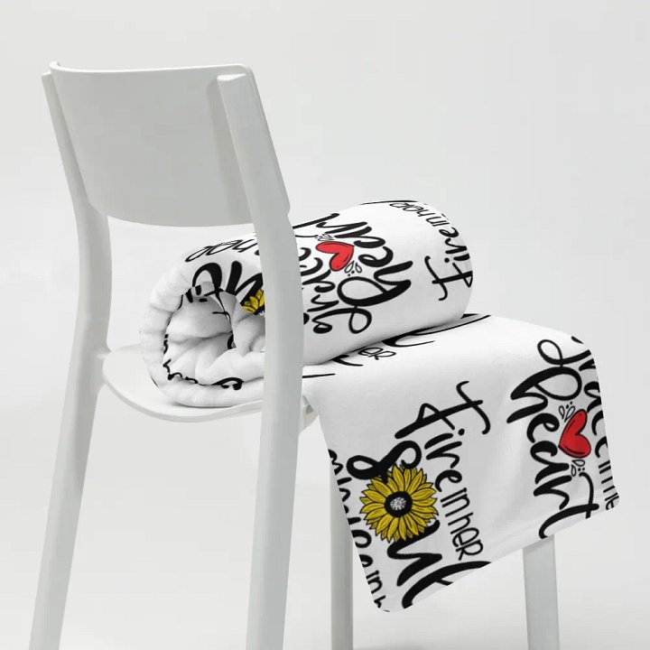 Fire In Her Soul Blanket product image (2)