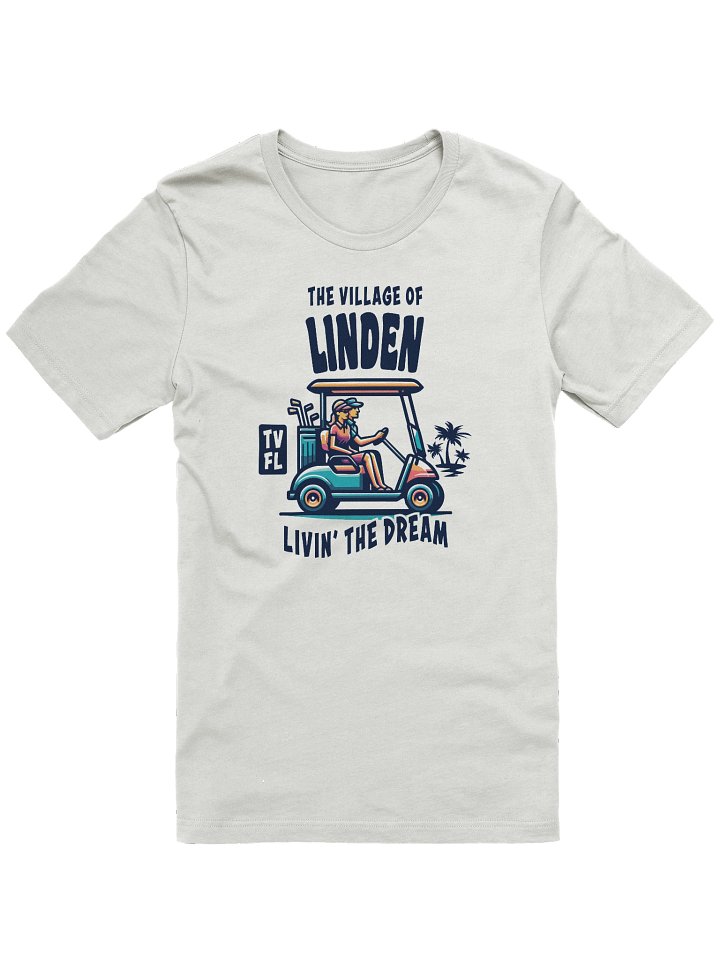 The Village of Linden TV FL Golf Cart Design T-Shirt product image (6)