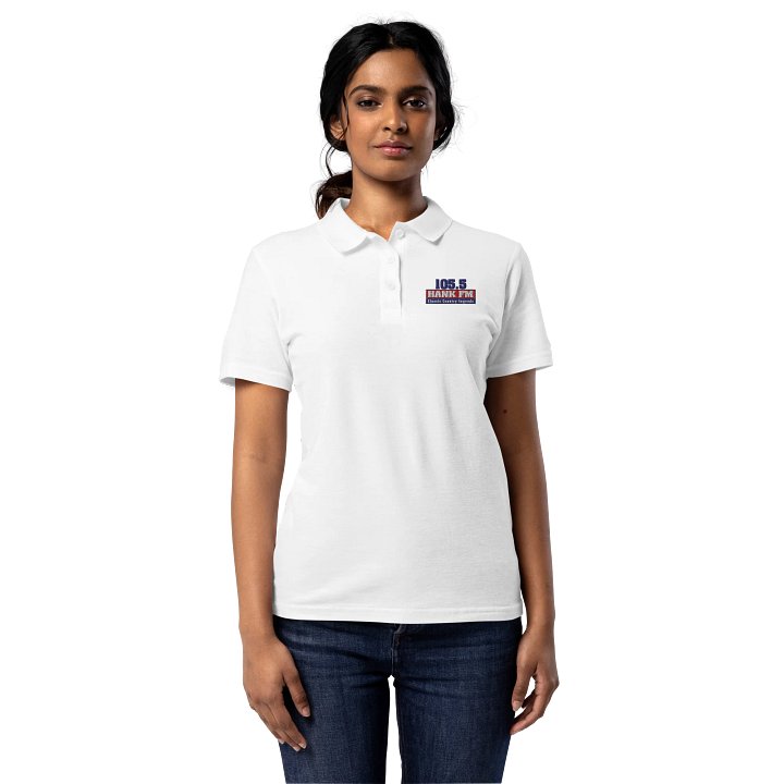 Hank Women's Polo Shirt in White product image (1)