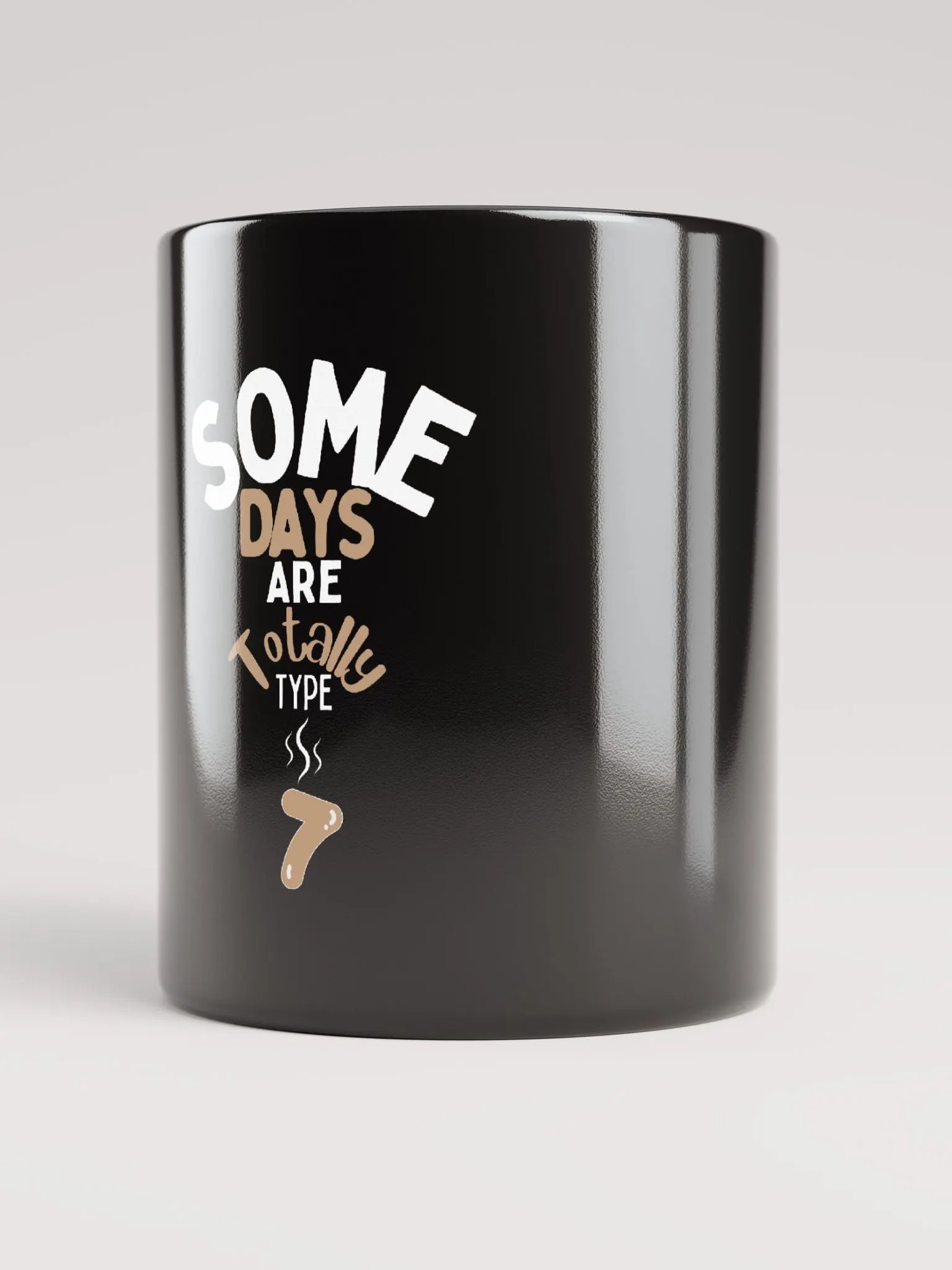Funny Nurse Black Mug 