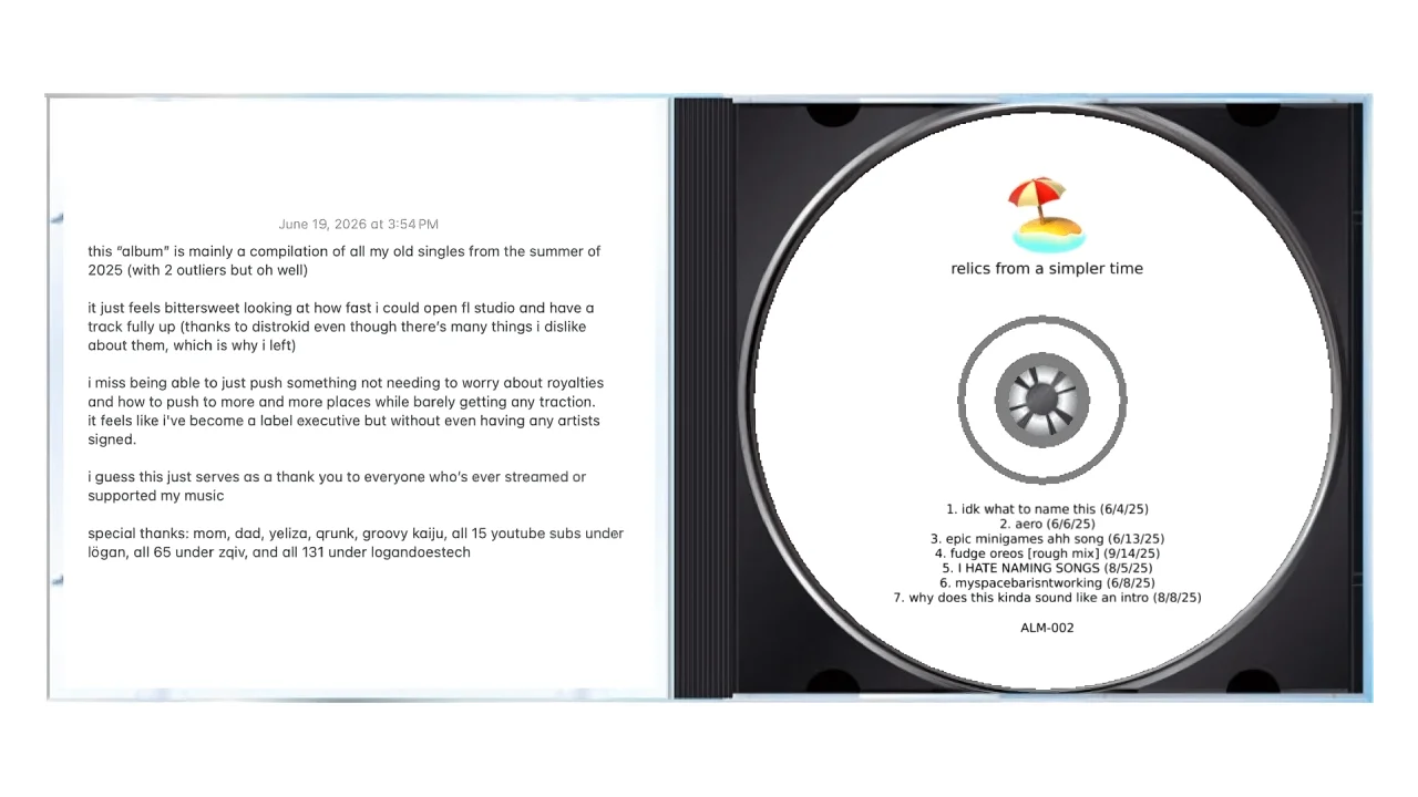 zqiv & lögan - relics from simpler times (Album) product image (2)