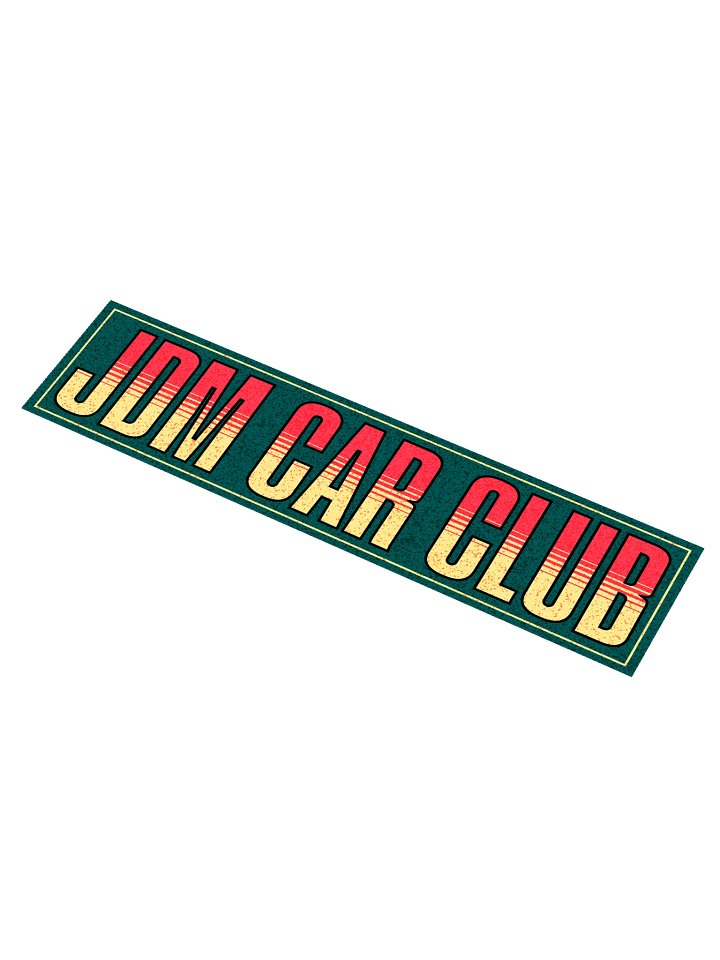 JDM Car Club Sticker product image (1)