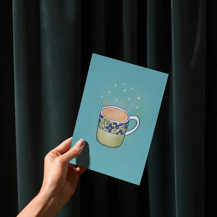 Floral Mug Art Print product image (1)