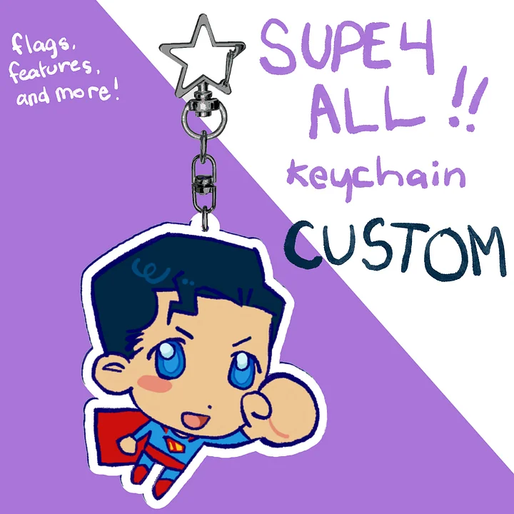 SUPERMAN4ALL - keychain design CUSTOMS product image (1)