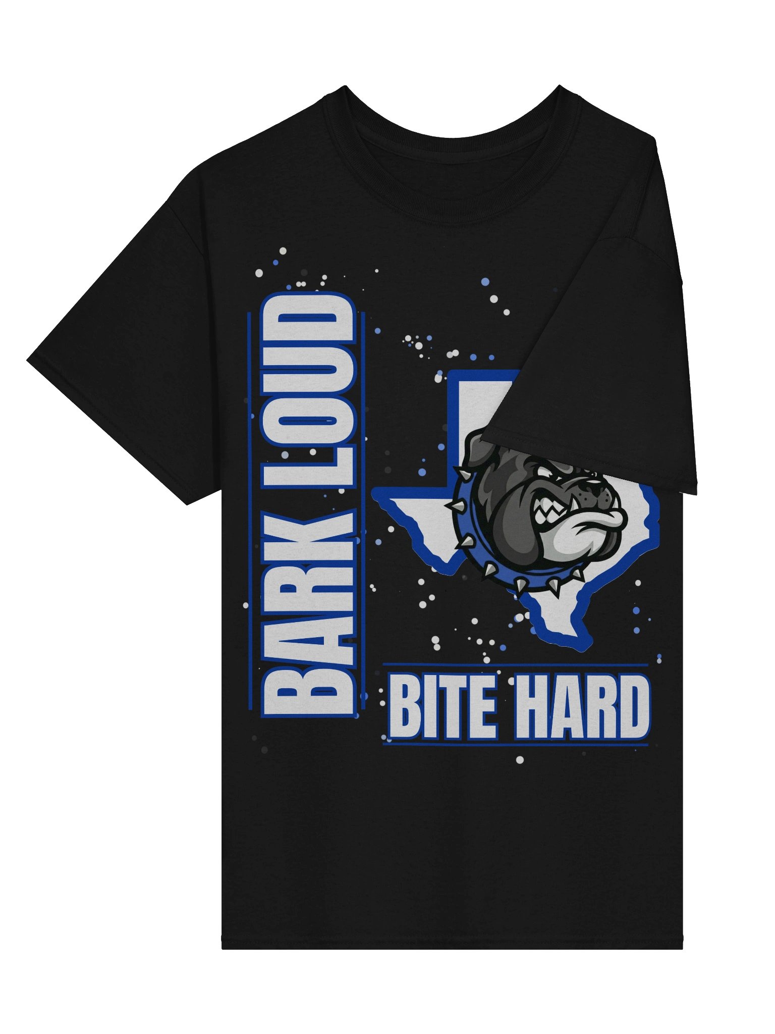 Bark Loud Spirit Tee - Blue on White [READ DESCRIPTION FOR CUSTOMIZATION] product image (19)