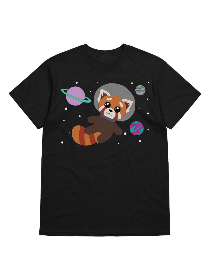 Red Panda Space T-shirt product image (1)