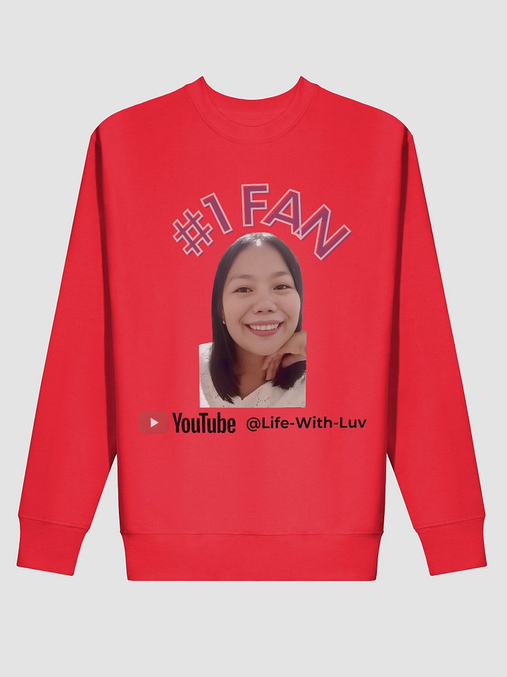 Life-With-Luv “#1 FAN” Cherly Smile Sweater – Cozy Official Supporter Edition product image (2)