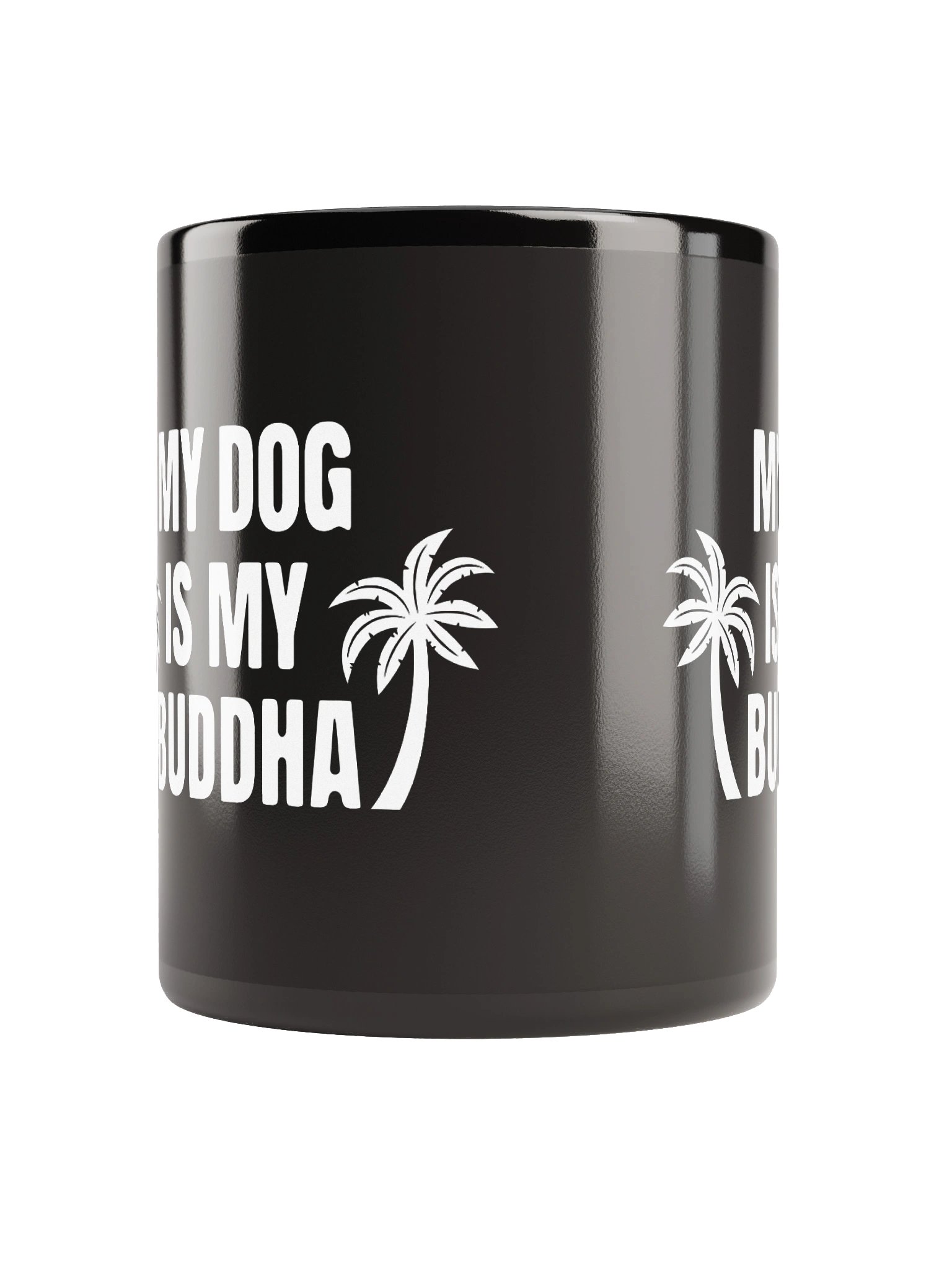 My Dog is My Buddha Coffe Mug Black product image (3)