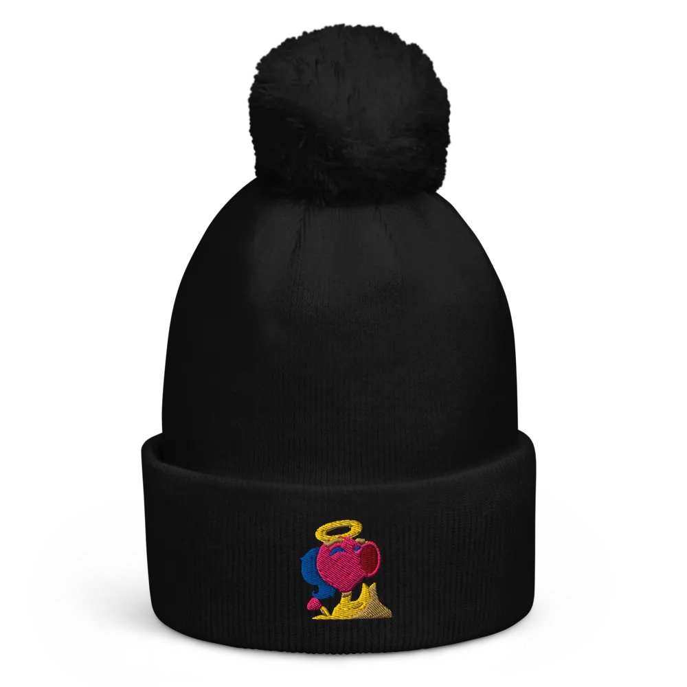Praying Pea Pompom Beanie product image (1)