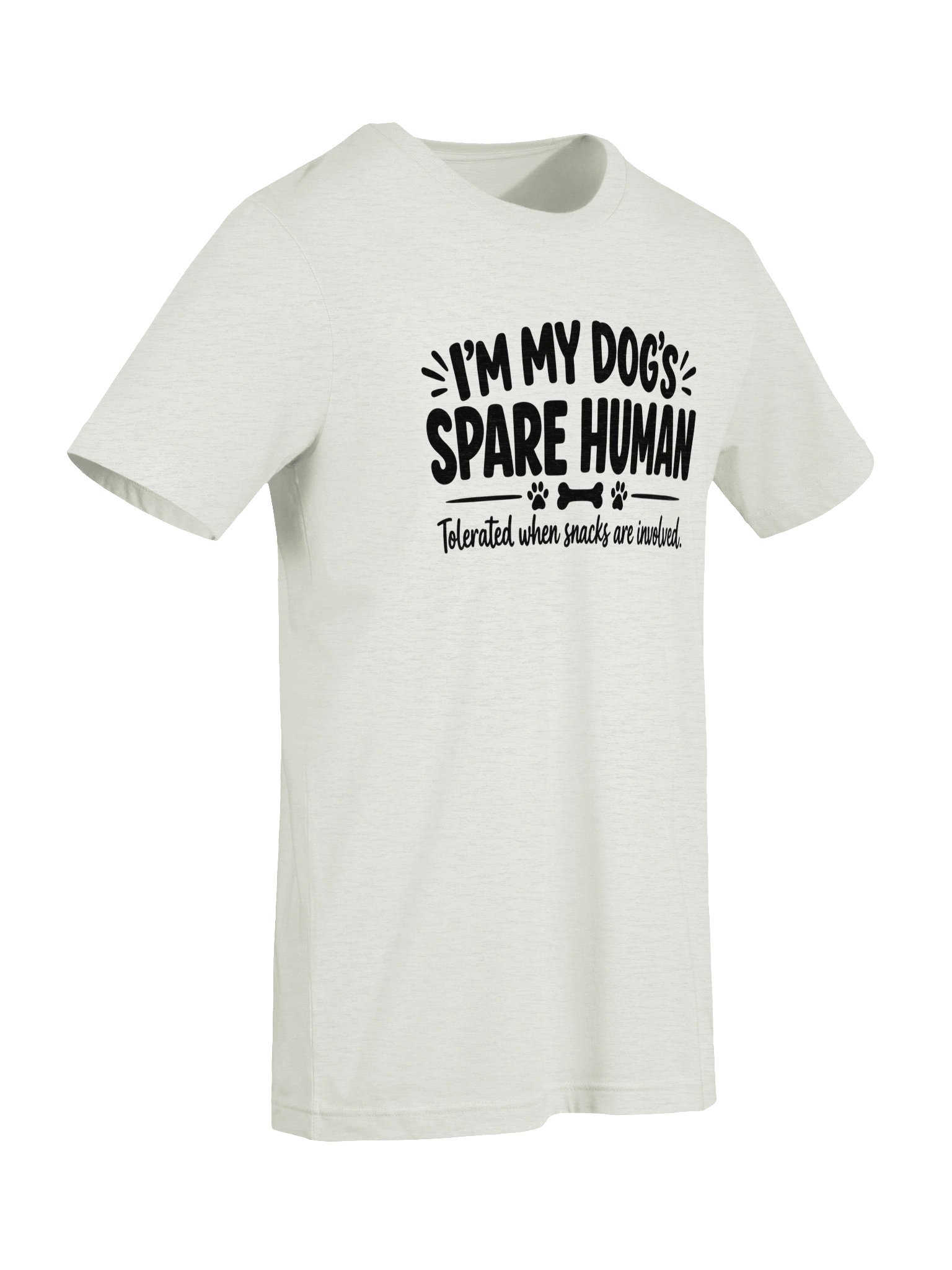 I’m My Dog’s Spare Human Women’s T-Shirt – Funny Dog Mom Bella+Canvas Tee product image (68)