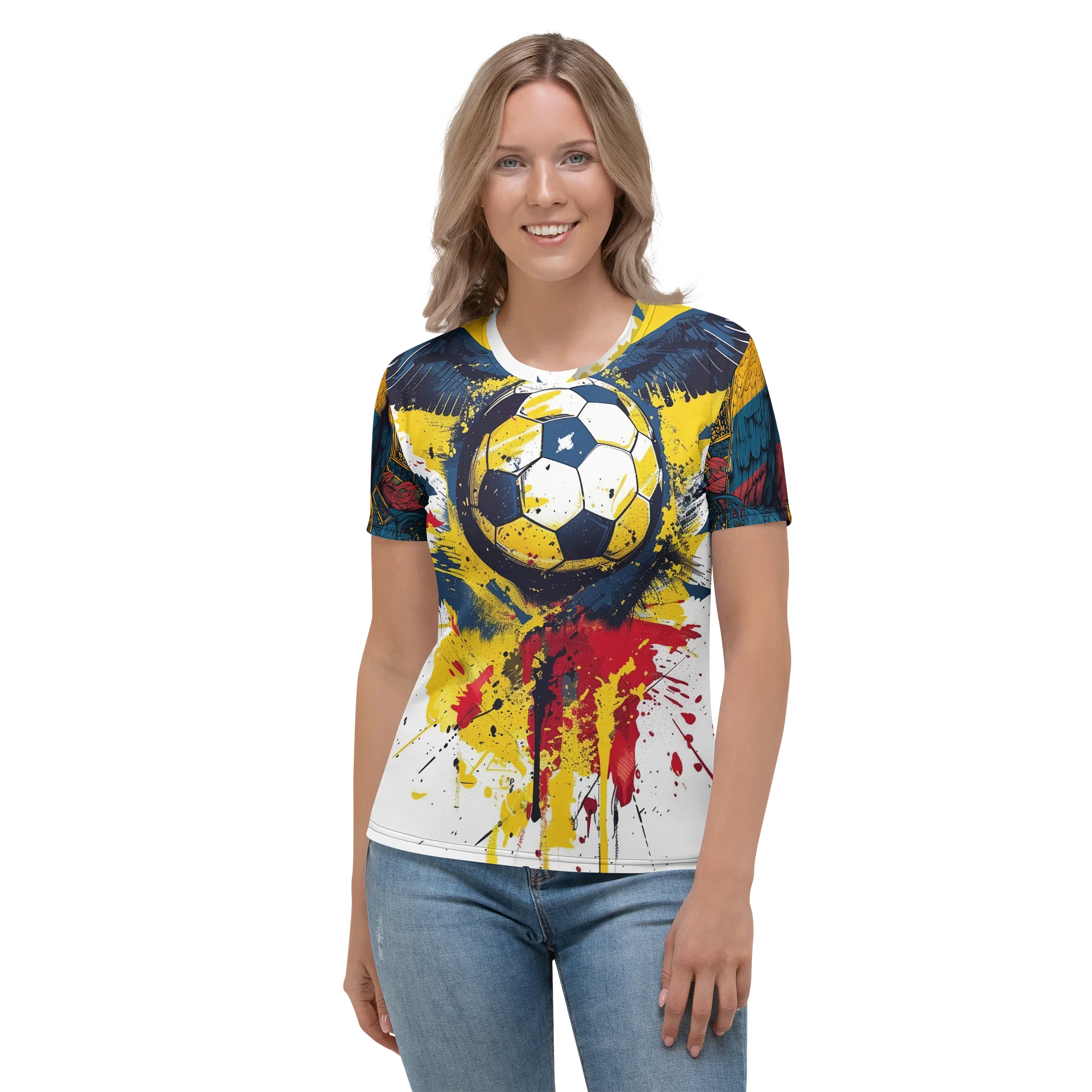 Colombia Fantasy Football Womens T Shirt product image (6)