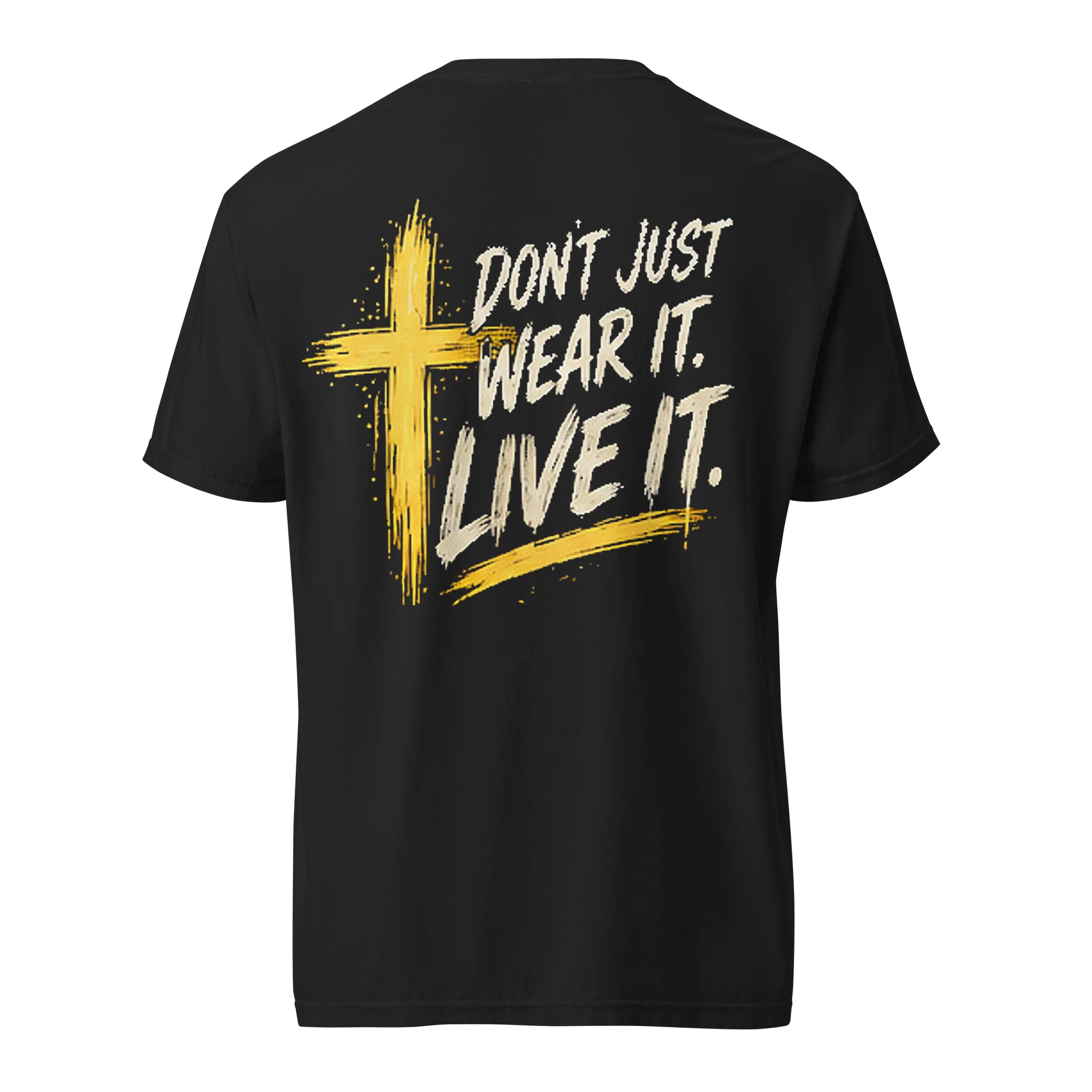 Don't Just Wear It. Live It. | Christian Faith Tee product image (4)
