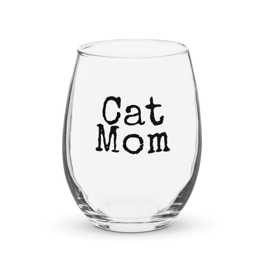 Cat Mom Wine Glass product image (3)