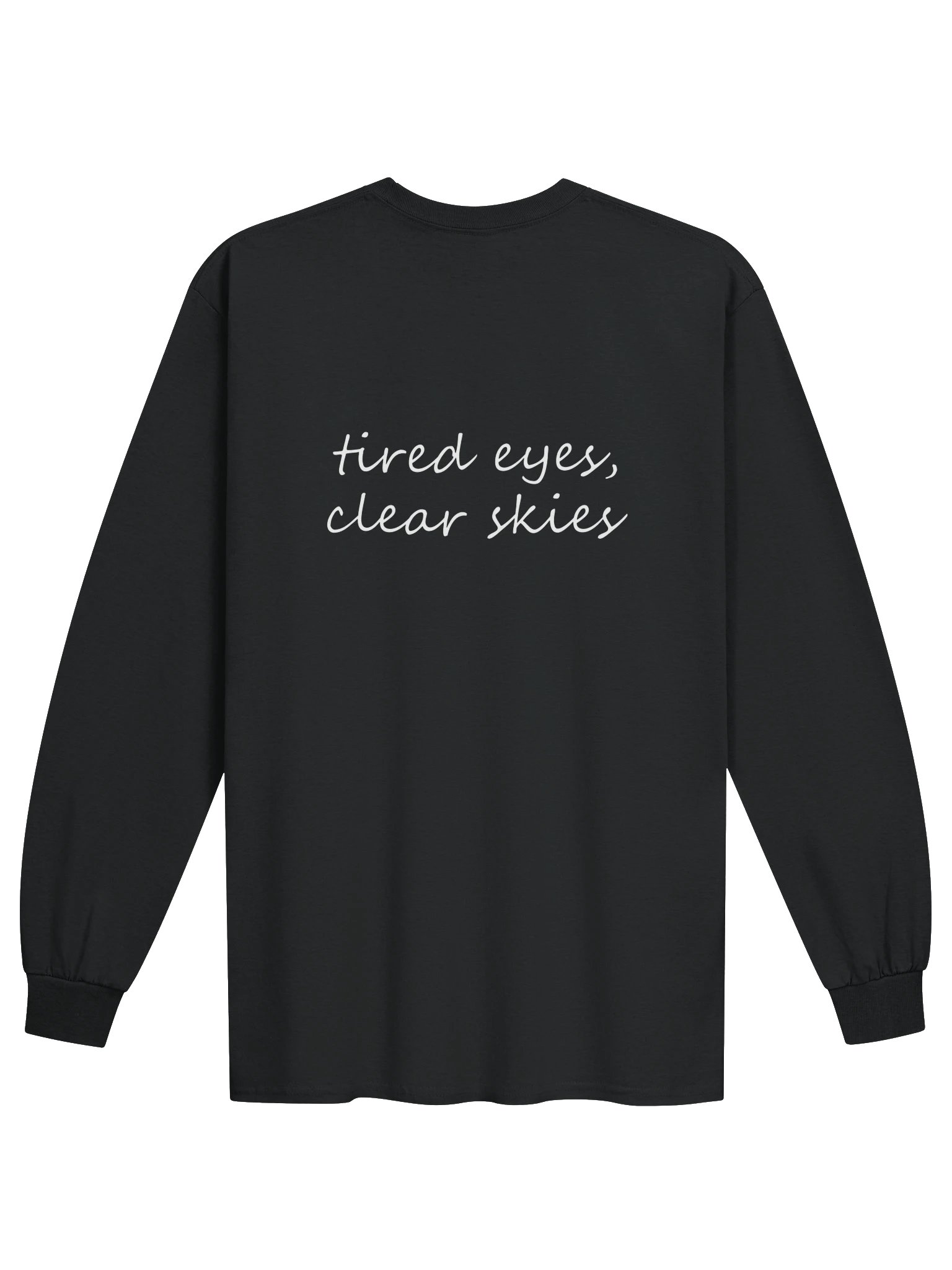 SkiesLIVE Up Late Long Sleeve Tee (Tired Eyes Script) product image (7)