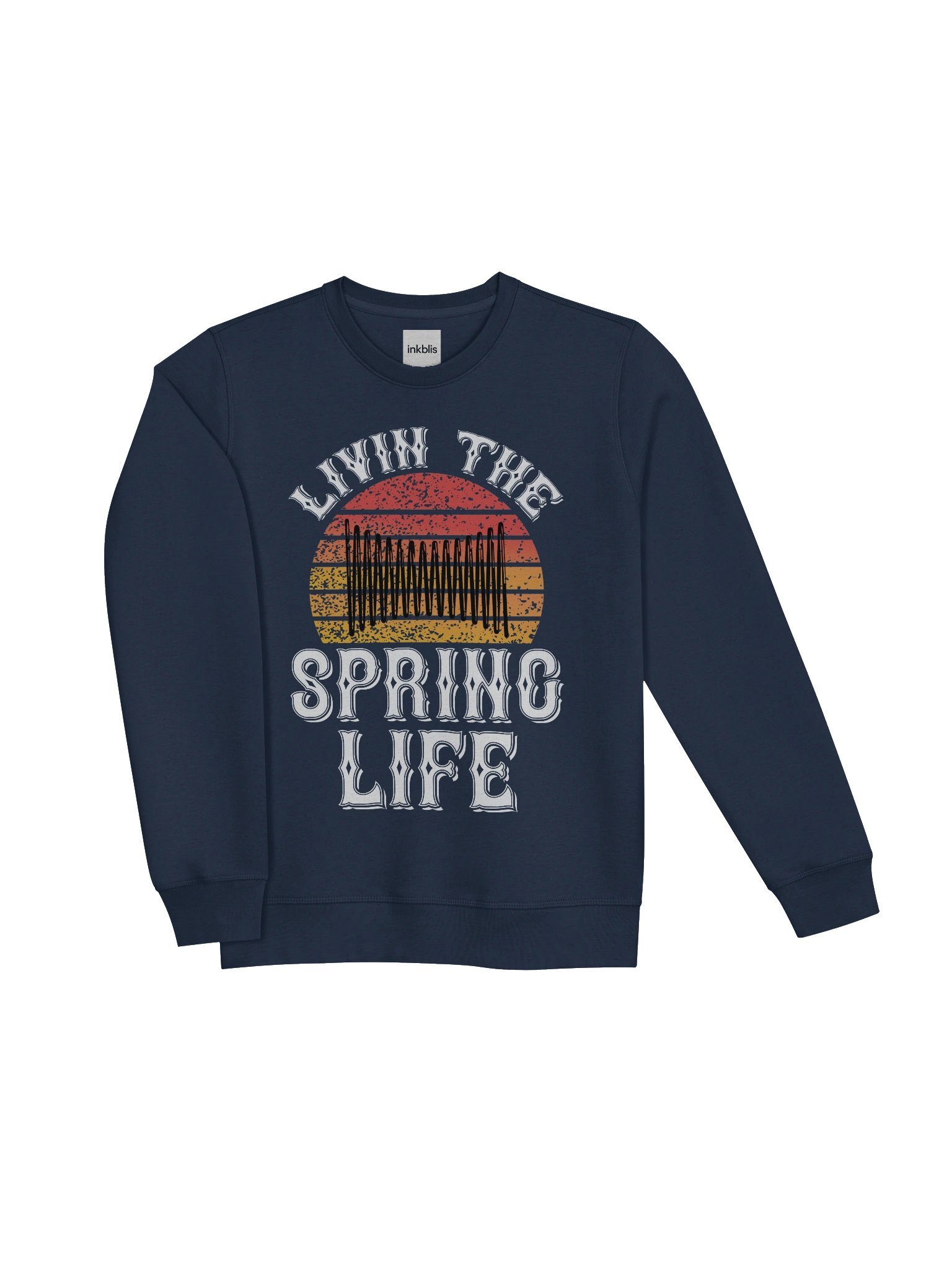 Retro Sunset “Spring Life” Sweatshirt product image (3)