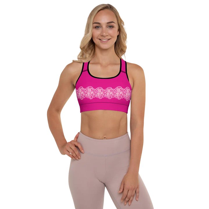 Lace Pink Premium Sportswear Pink Padded Sports product image (1)