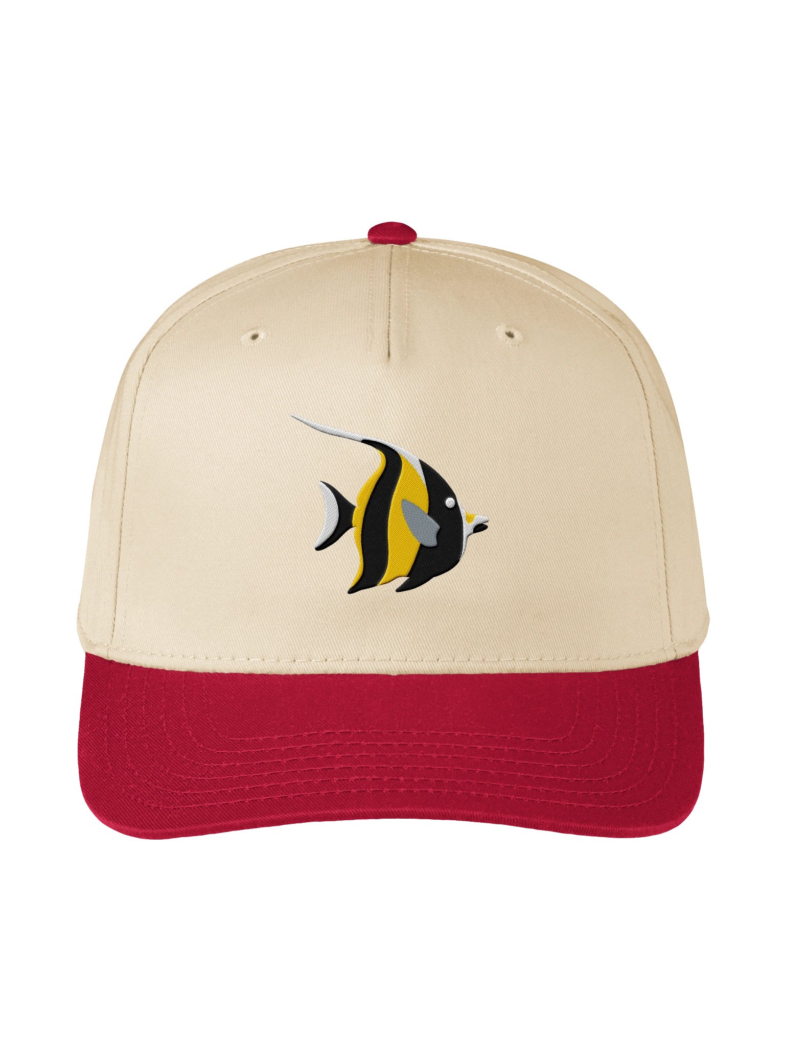 Moorish Idol Mid-Profile Baseball Cap (Embroidered) for Reef and Marine Aquarium Lovers product image (1)