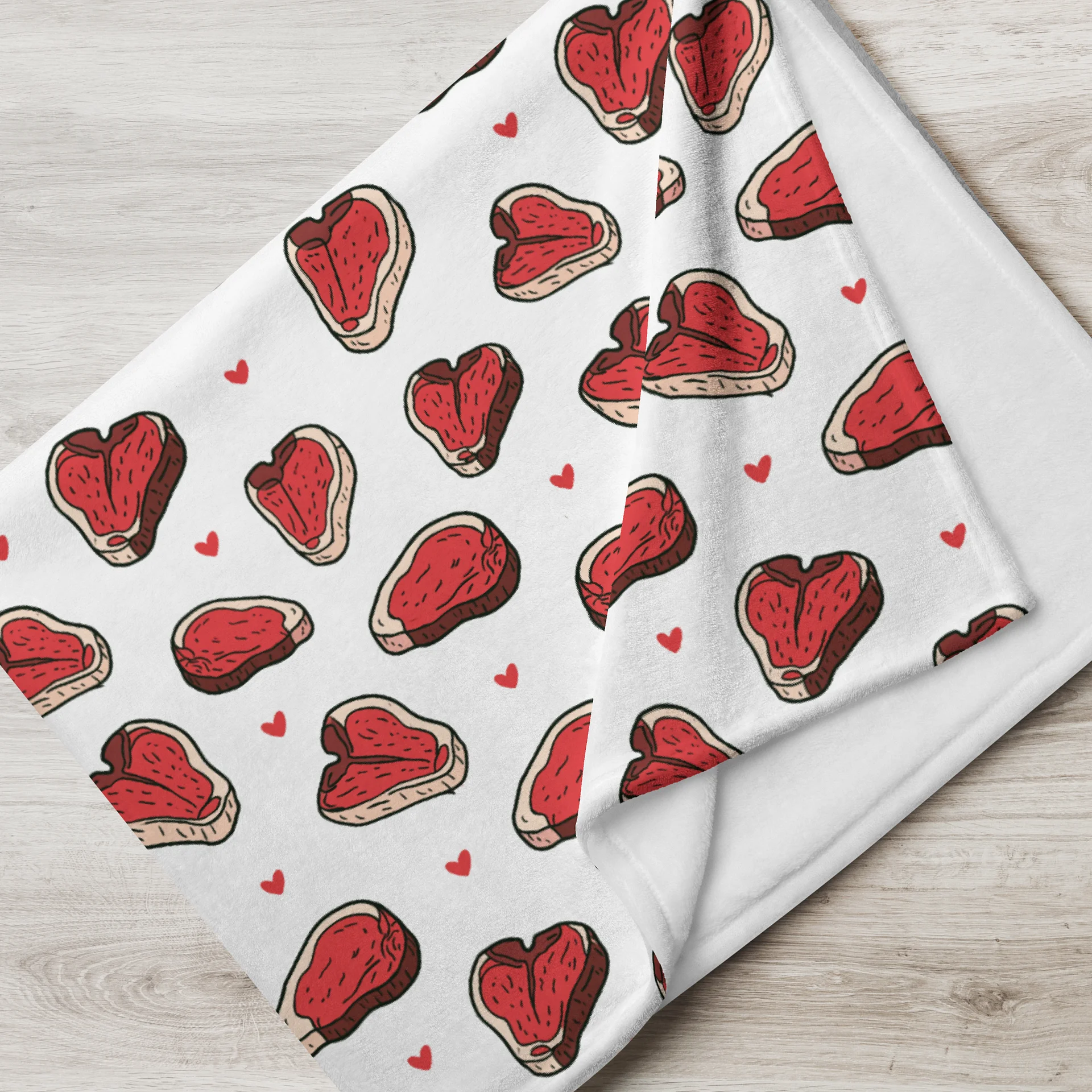 Steak Lover Pattern Throw Blanket product image (7)