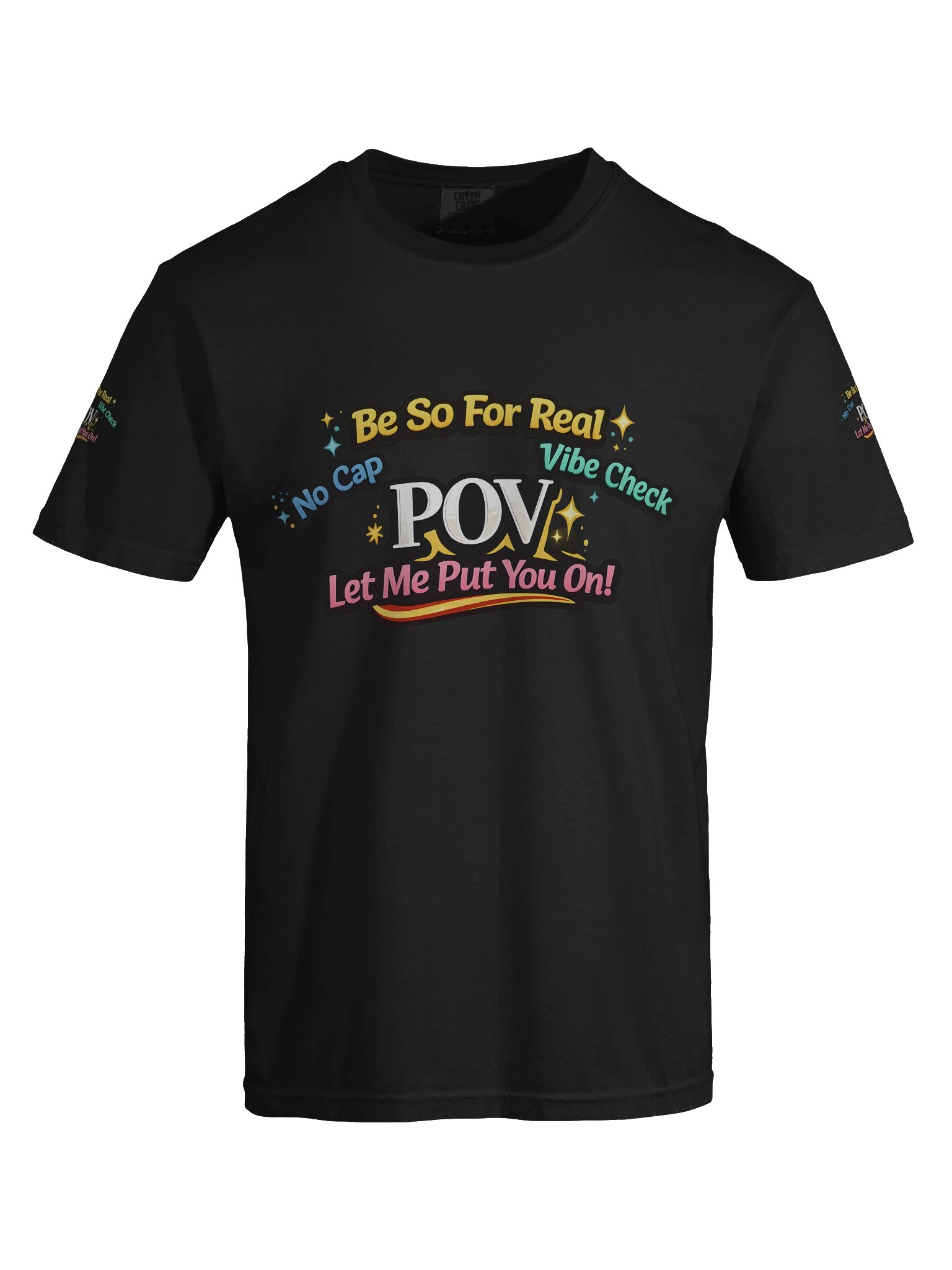 Vibrant Text Graphic Cotton Tee product image (74)