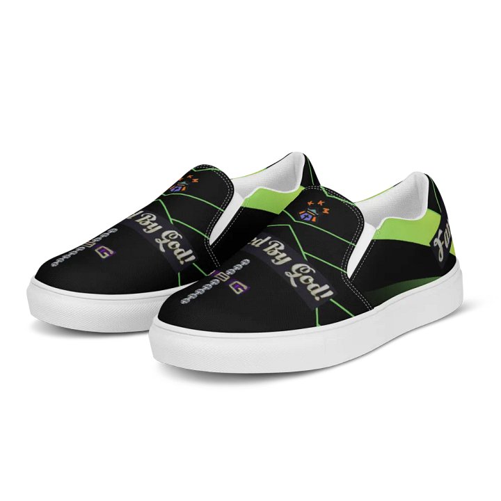BBG Lime Green and Black Women's Slip On product image (2)