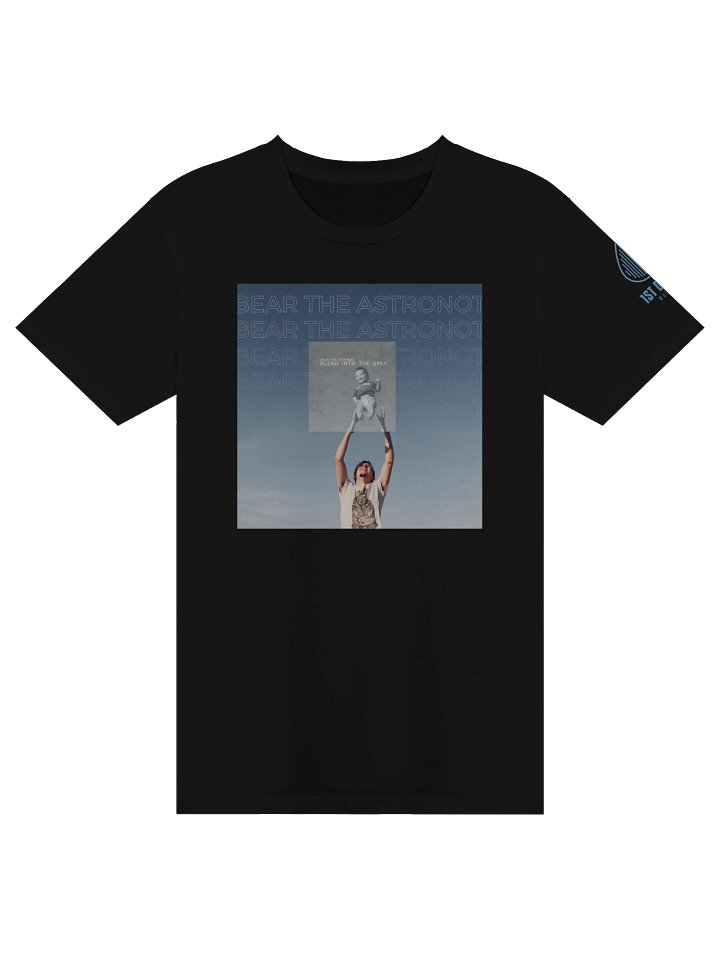Bear the Astronot Blend Into the Grey T-shirt product image (1)